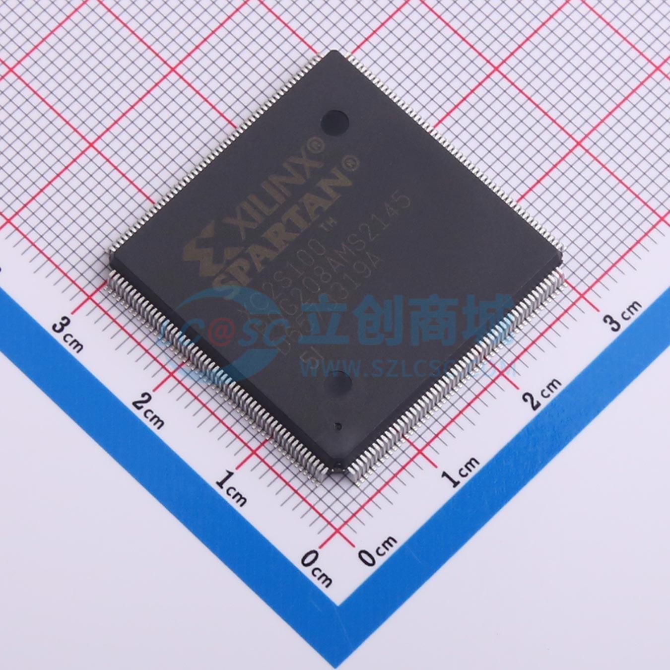 点击查看大图 XC2S100-5PQG208I实物图