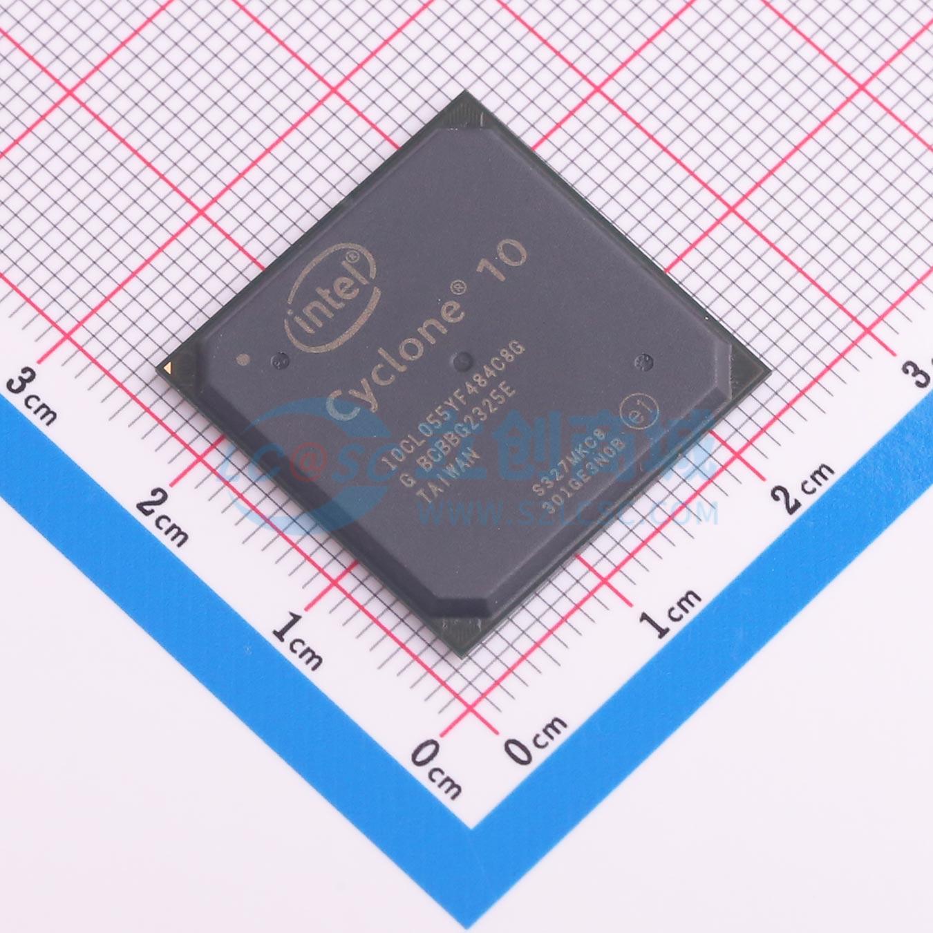 点击查看大图 10CL055YF484C8G实物图