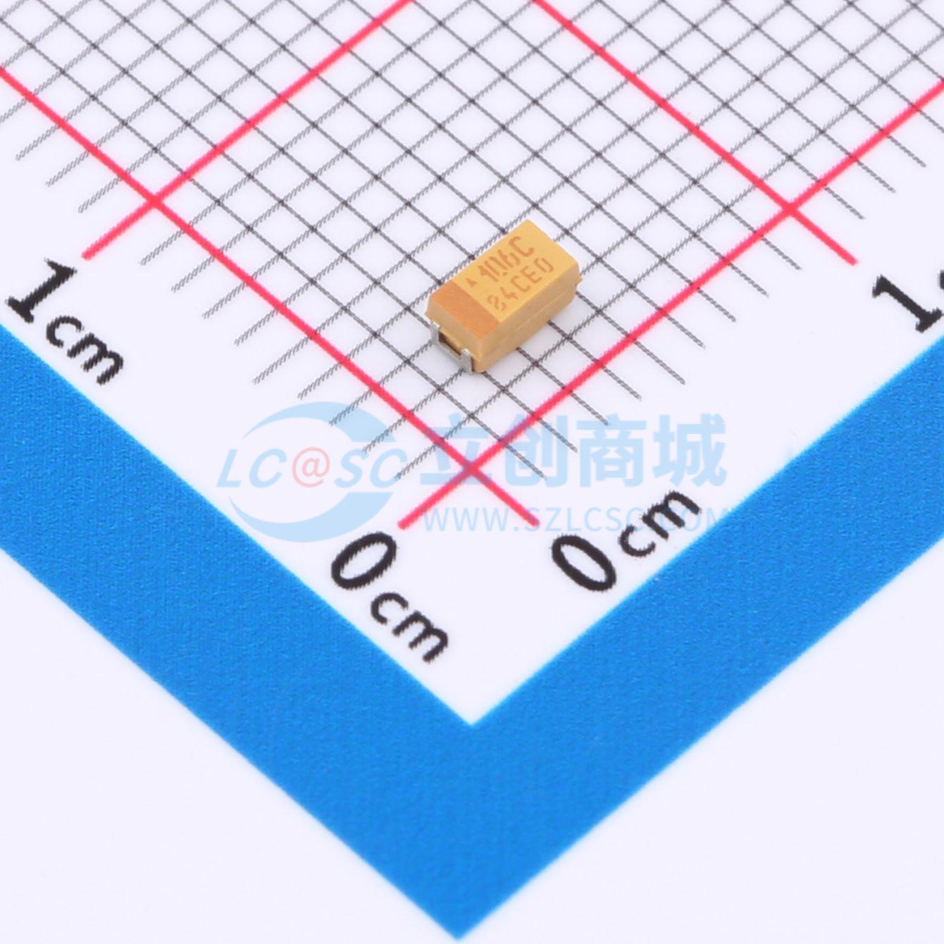 点击查看大图 TAJA106K016TNJ实物图