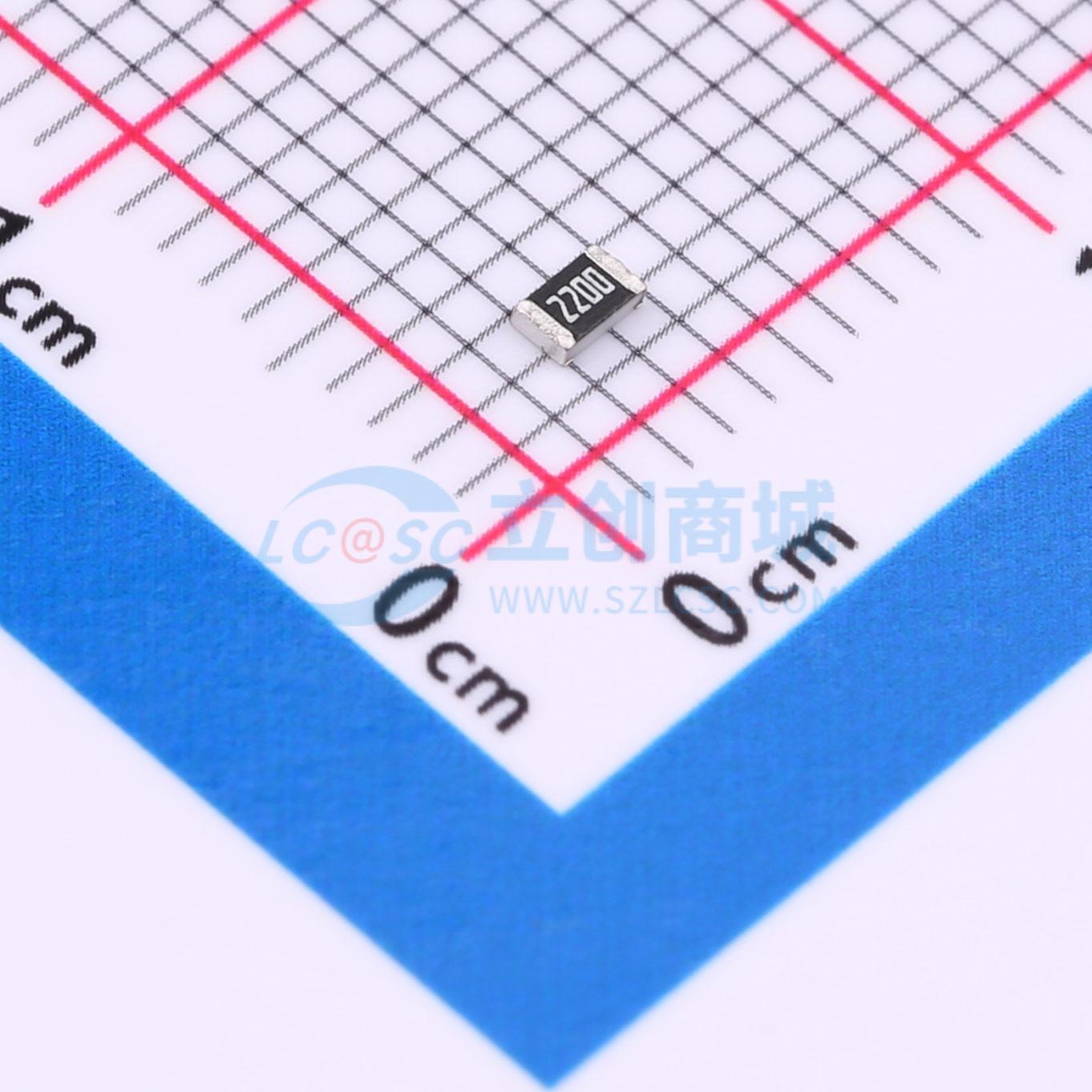 点击查看大图 AF0805FR-07220RL实物图