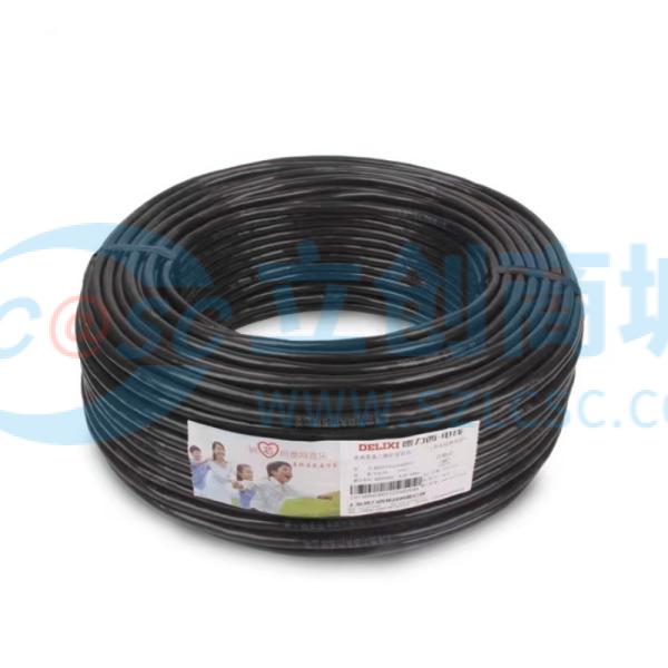 RVV-300/500V-2x2.5-black实物图