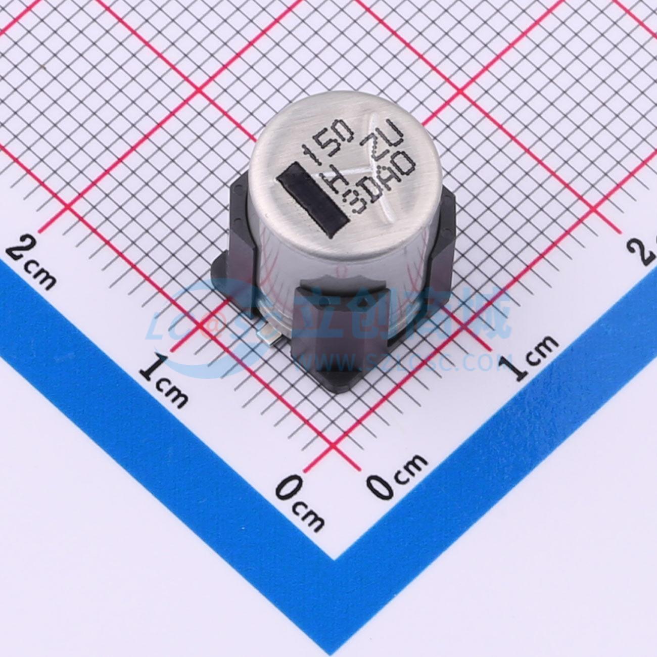 点击查看大图 EEH-ZU1H151V实物图