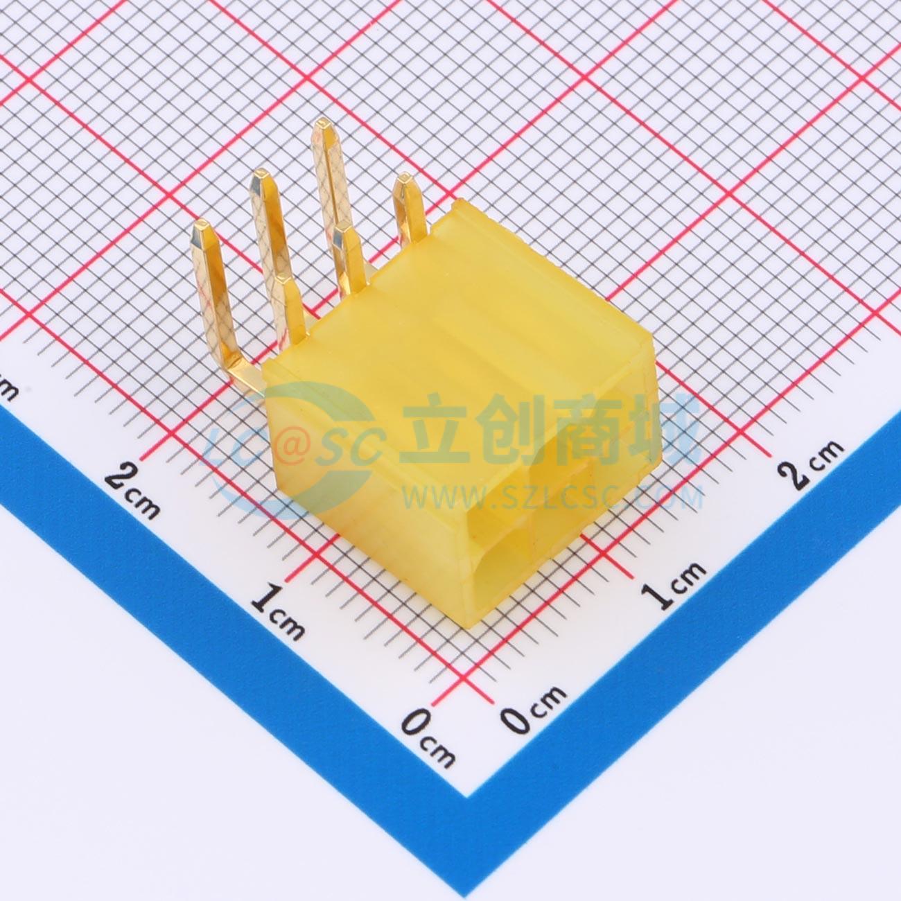 点击查看大图 HC-5557-2*3AW-Y-GP-05实物图