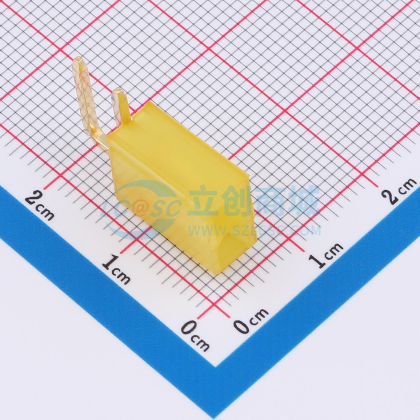 点击查看大图 HC-5557-2*1AW-Y-GP-05实物图