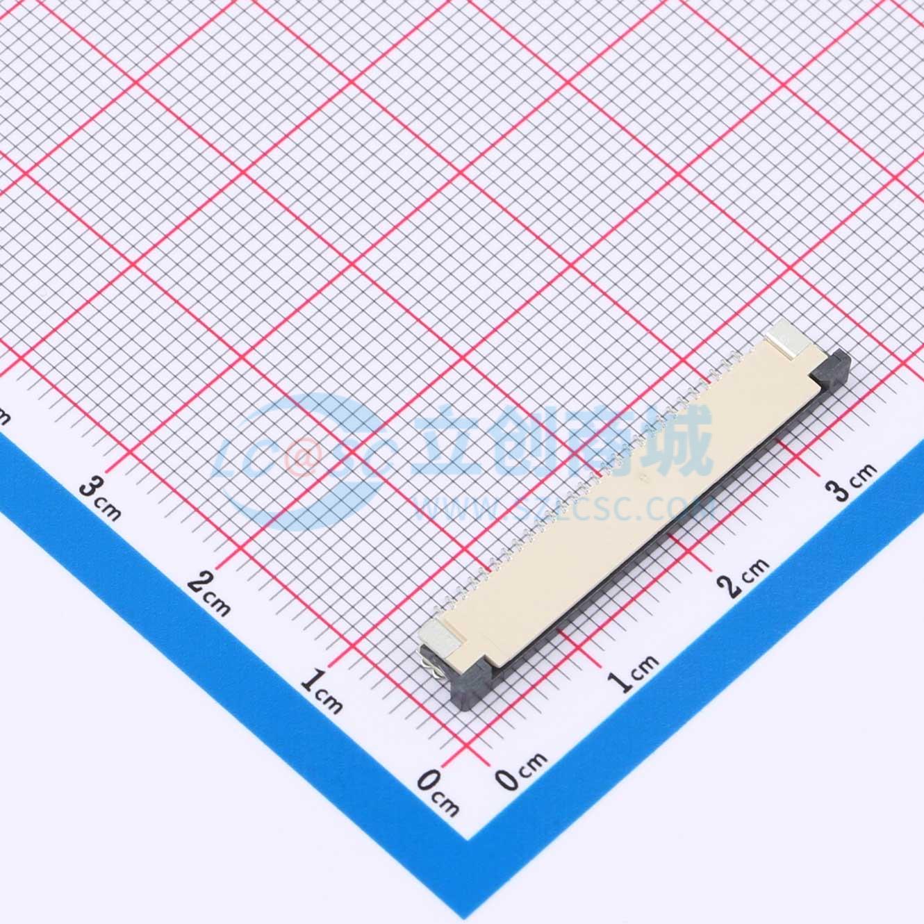 点击查看大图 KH-CL1.0-H2.5-28PS-SMT实物图