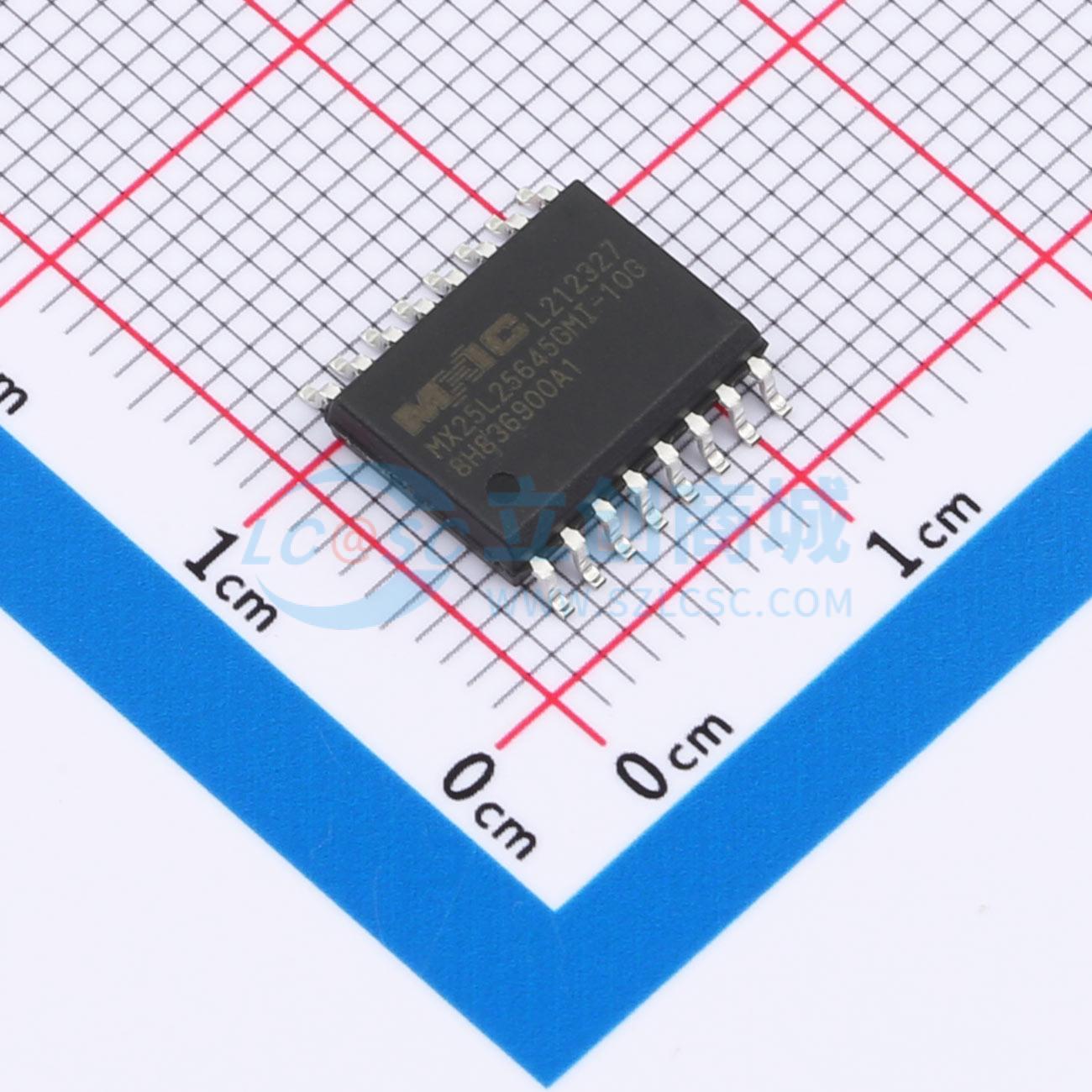 点击查看大图 MX25L25645GMI-10G实物图