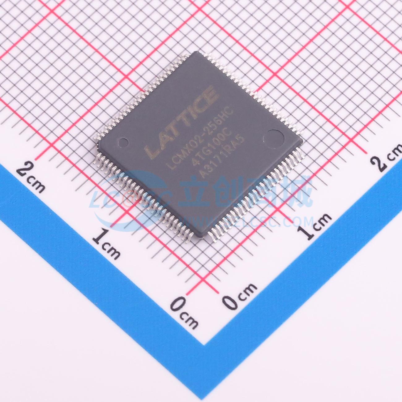 点击查看大图 LCMXO2-256HC-4TG100C实物图