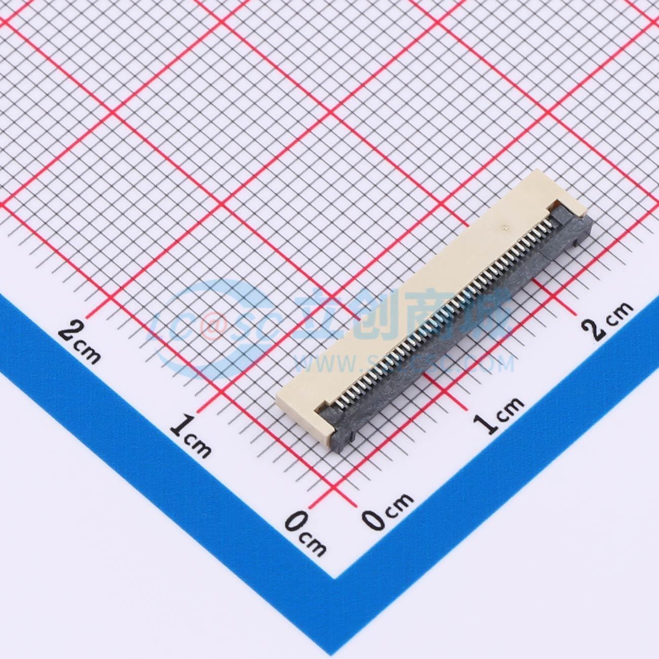 点击查看大图 FPC0.5B-WTG-39P实物图