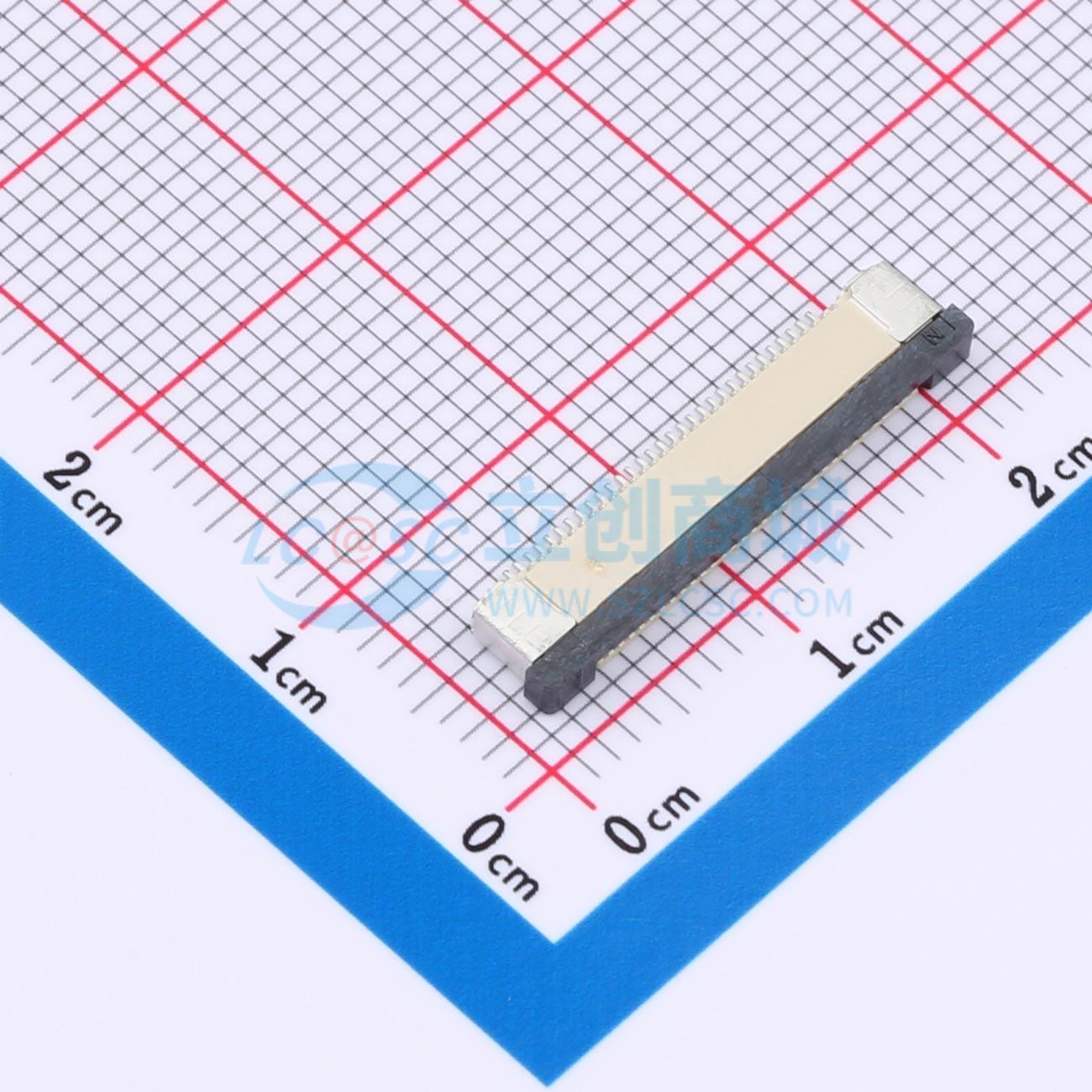 FPC0.5B-WTX-31P实物图