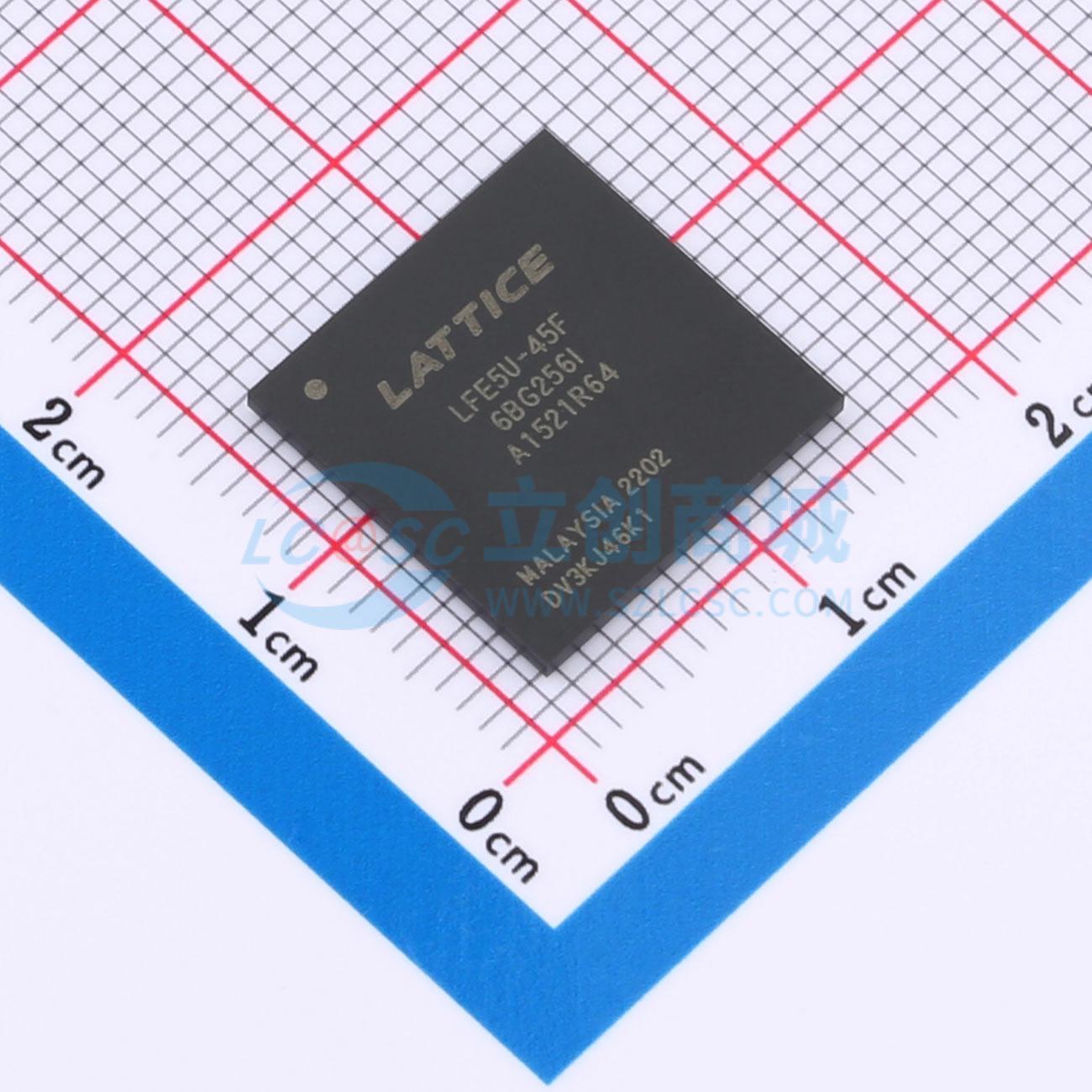 点击查看大图 LFE5U-45F-6BG256I实物图