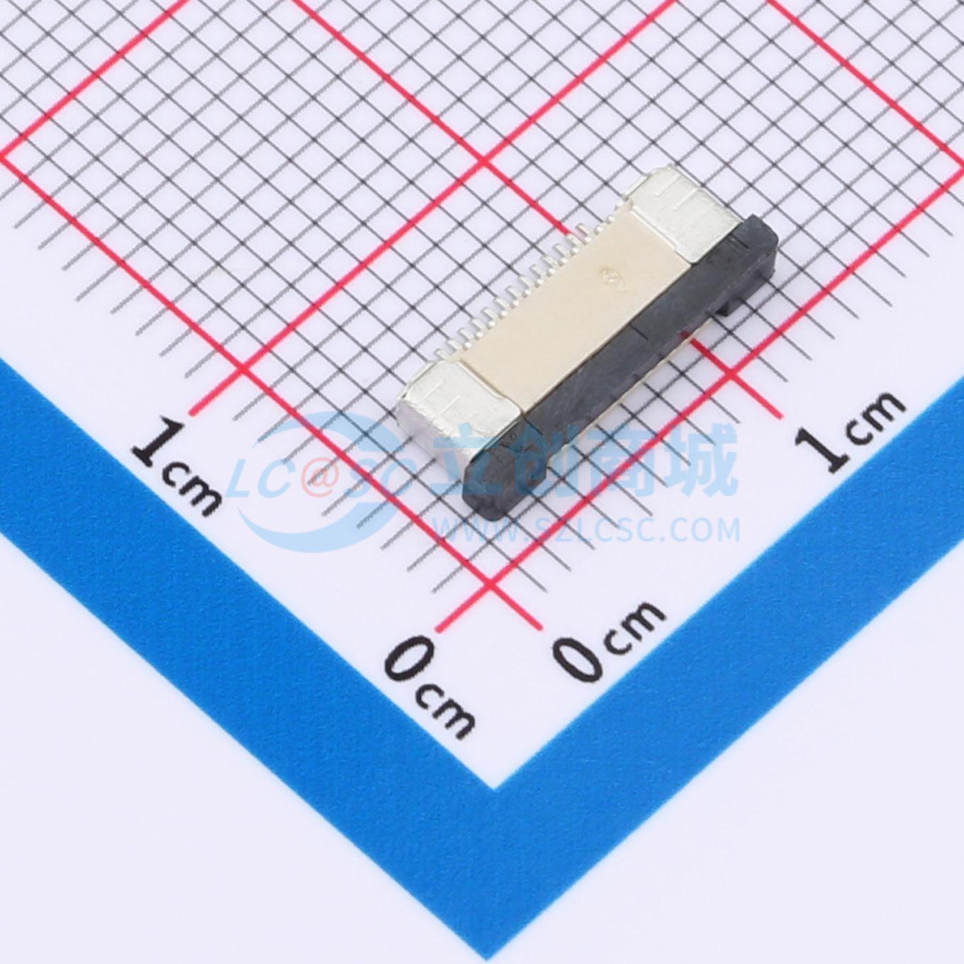 点击查看大图 FPC0.5B-WTX-13P实物图