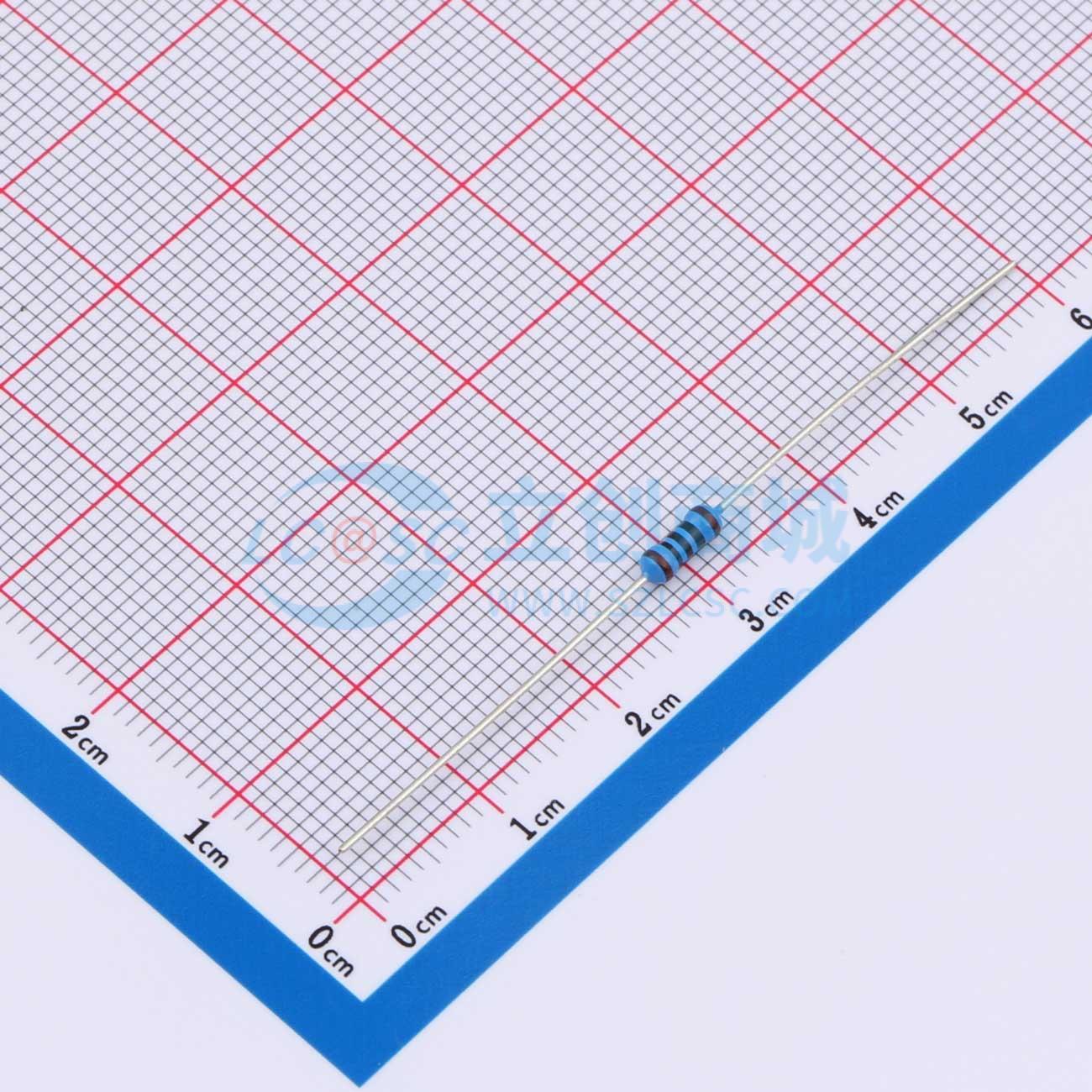 点击查看大图 MFR-25FBF52-100R实物图