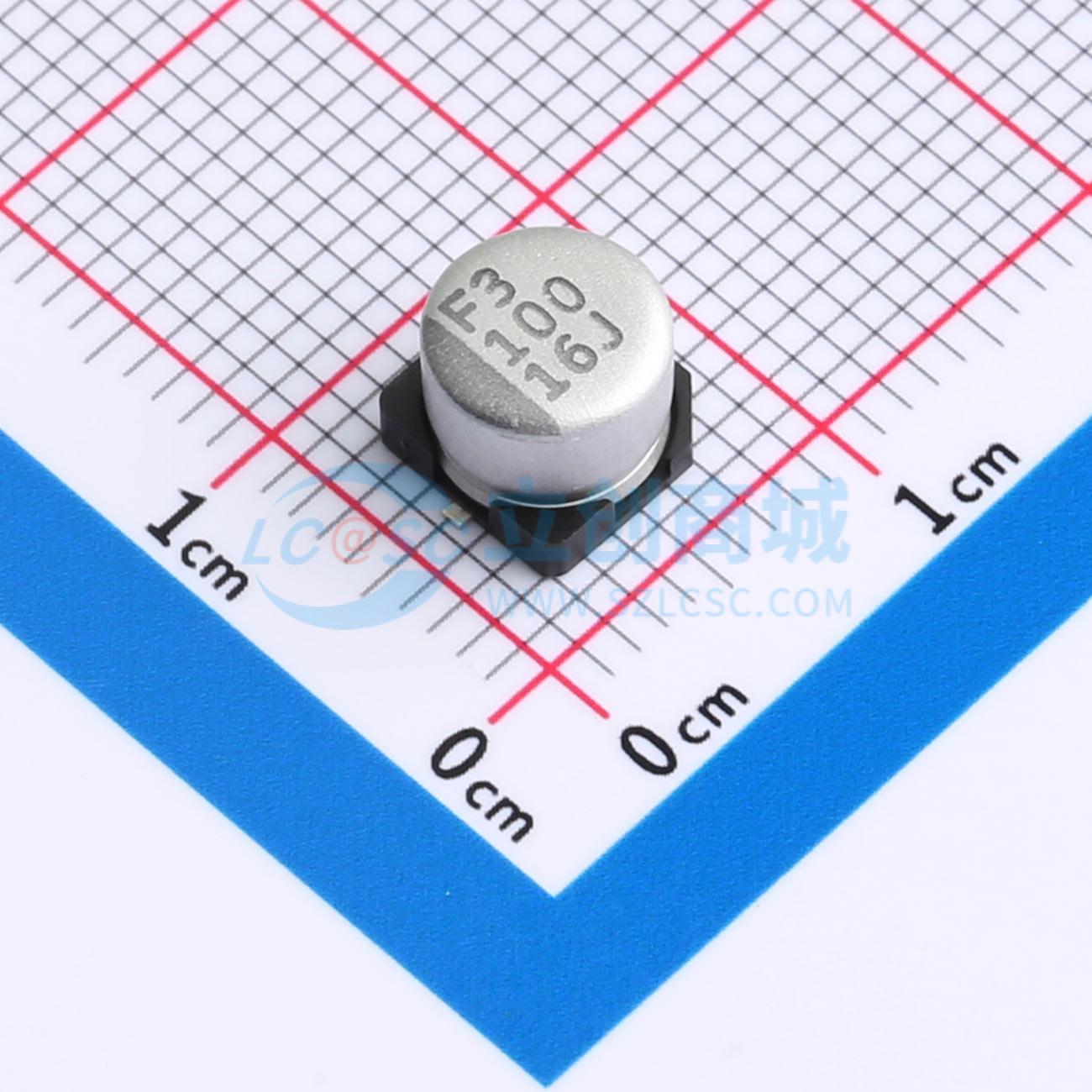 点击查看大图 VEJ101M1CTT-0605L实物图