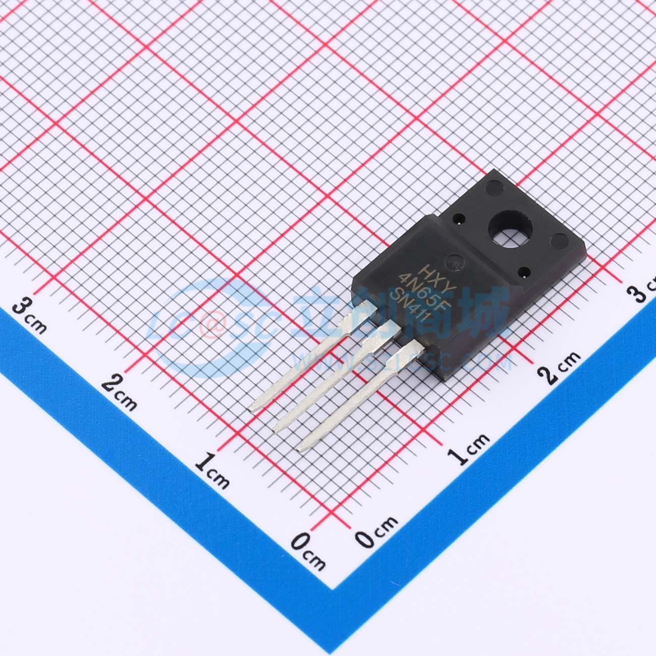 点击查看大图 4N65F实物图
