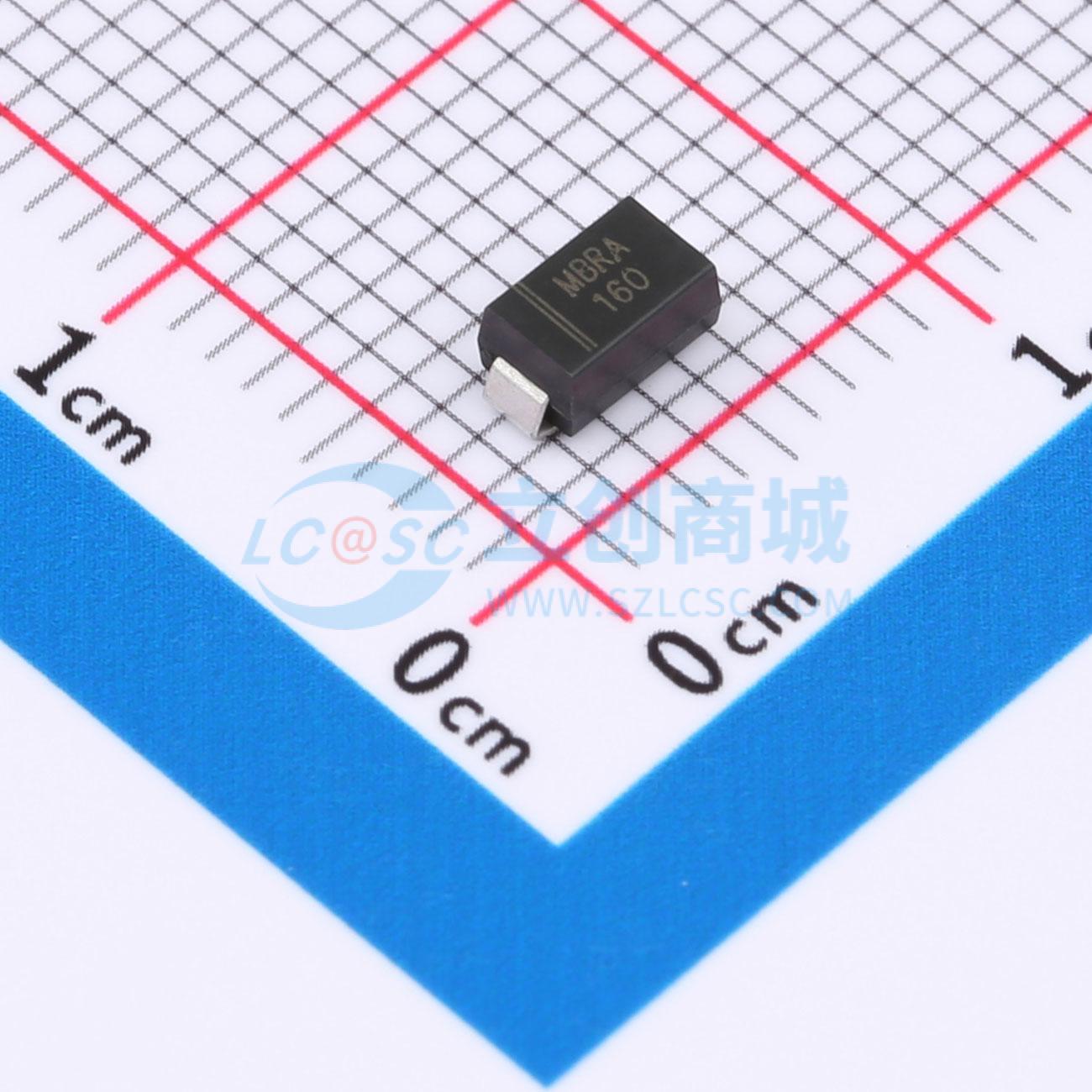 点击查看大图 MBRA160T3G(MS)实物图