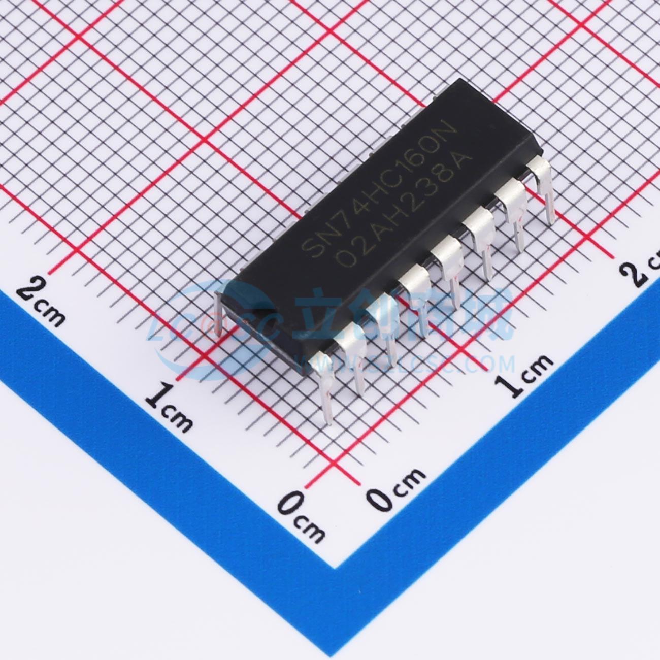 点击查看大图 SN74HC160N(LX)实物图