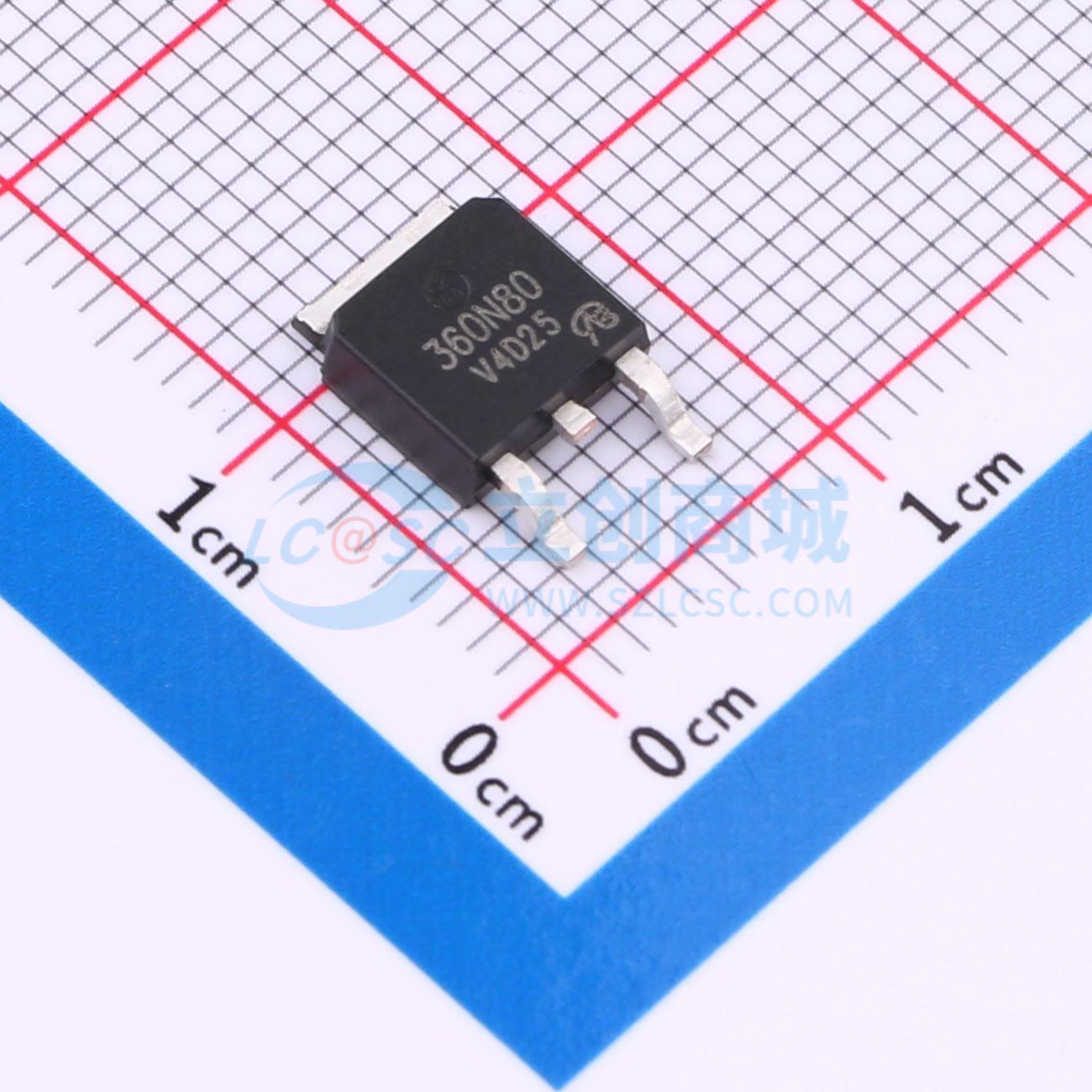 点击查看大图 NTD360N80S3Z-VB实物图