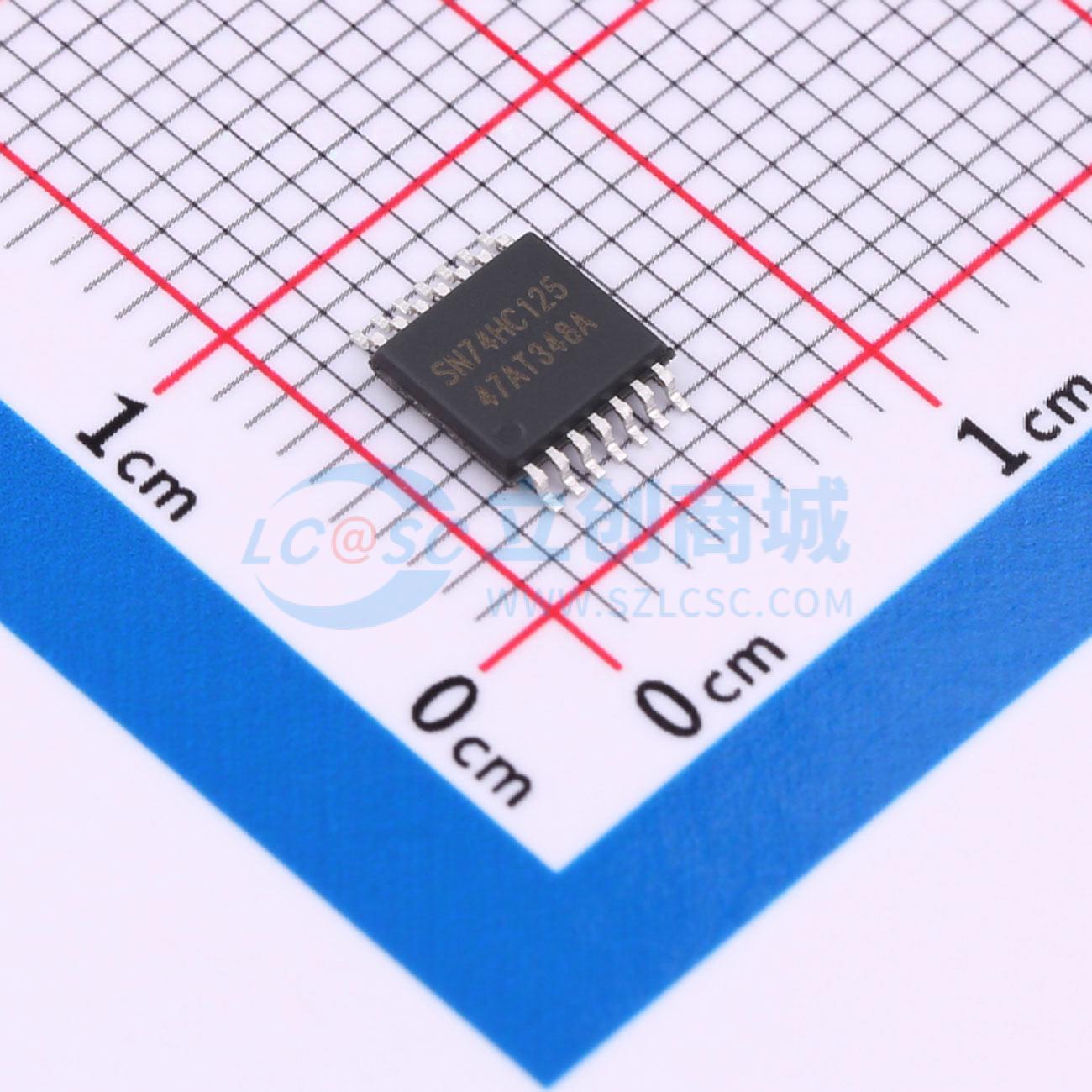 点击查看大图 SN74HC125PW(LX)实物图