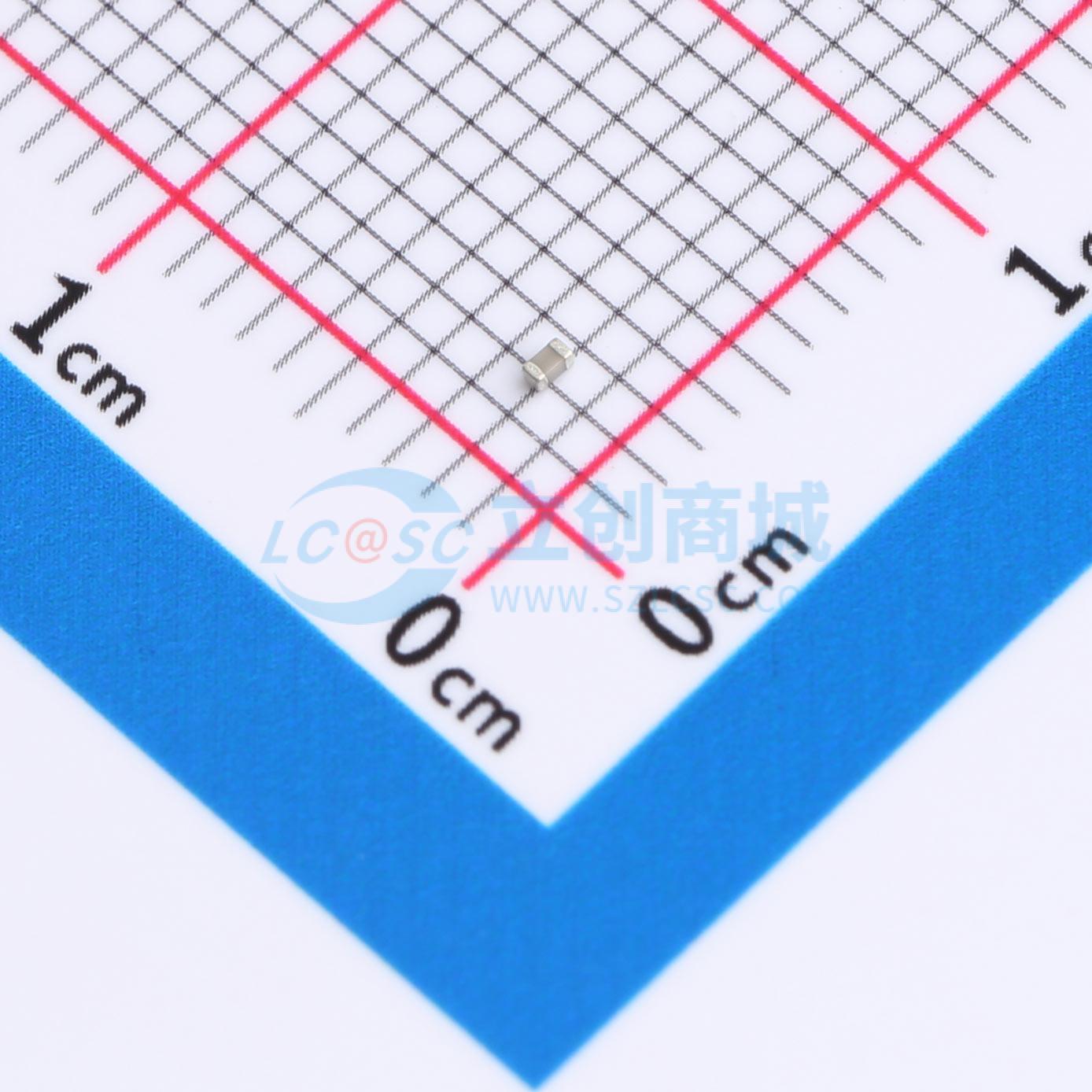 点击查看大图 0402CG0R4C500NT实物图