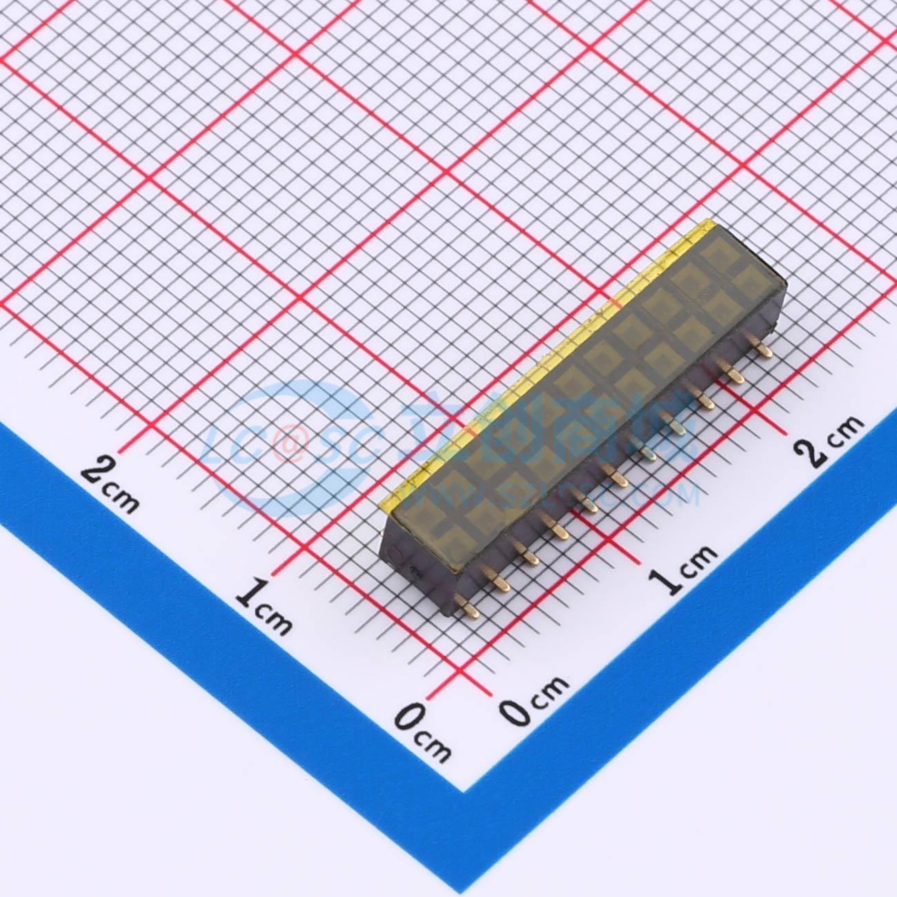 点击查看大图 KH-2FH-2X11P-H4.3-SMT实物图