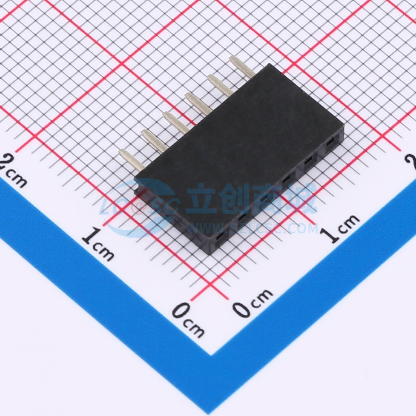 点击查看大图 HX PM2.54-1x6P ZC-Y实物图