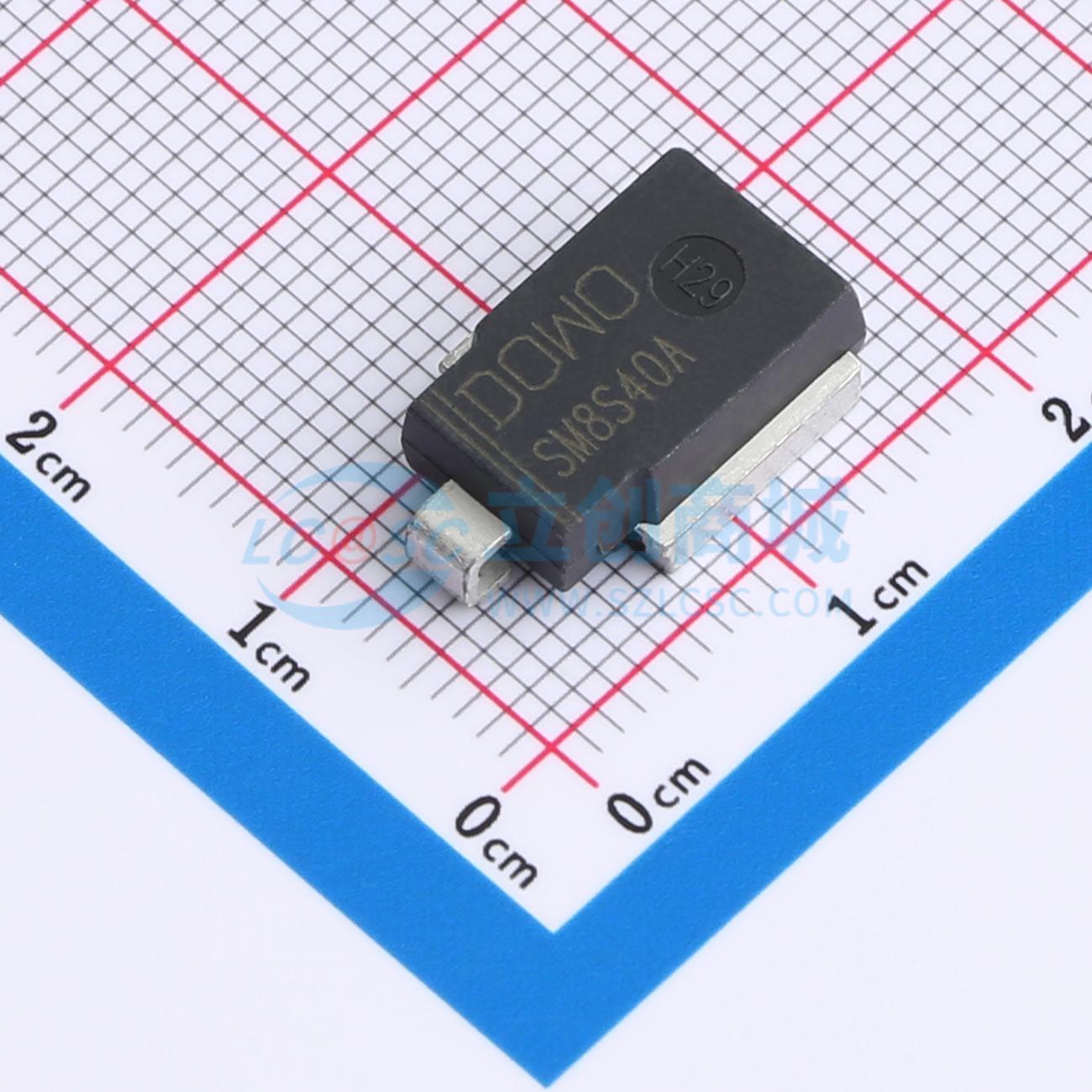 点击查看大图 SM8S40A实物图