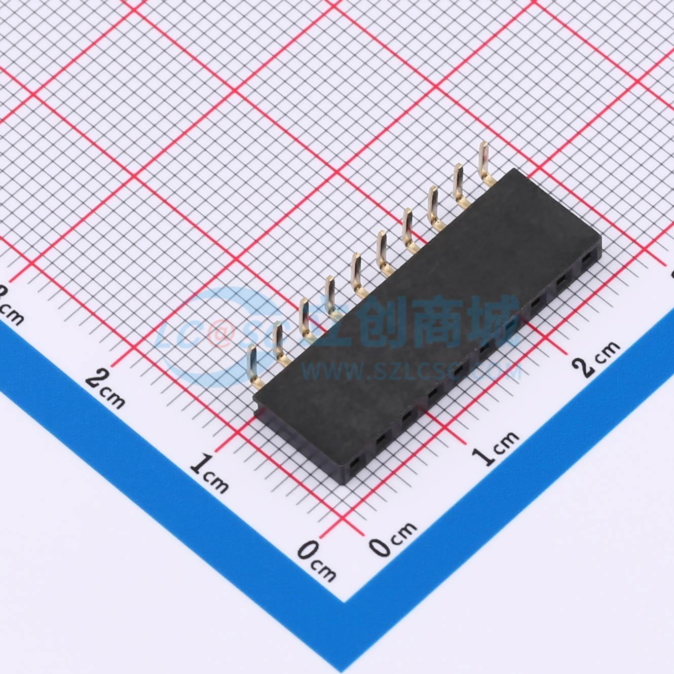 点击查看大图 HX PM2.54-1x10P WC-Y实物图