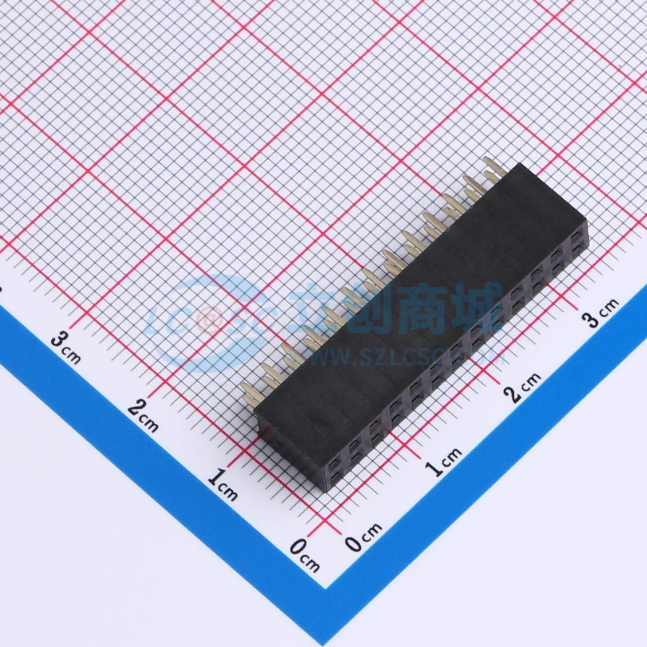 点击查看大图 KH-2.54FH-2X13P-H8.5实物图