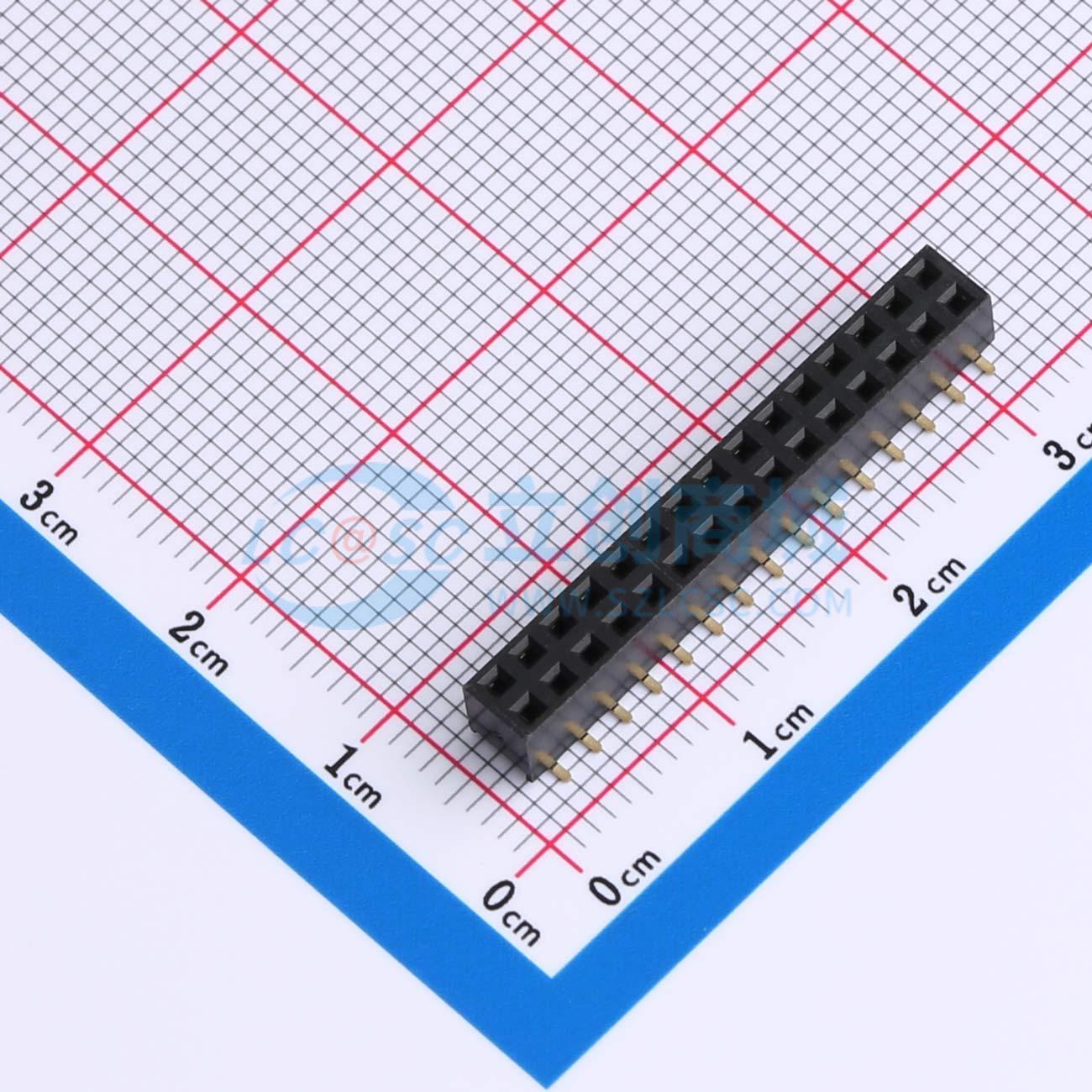 点击查看大图 KH-2FH-2X15P-H4.3-SMT实物图