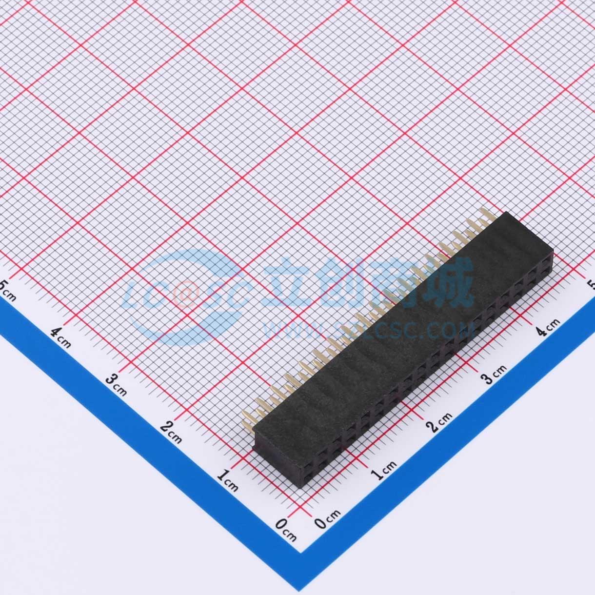 点击查看大图 KH-2.54FH-2X18P-H8.5实物图