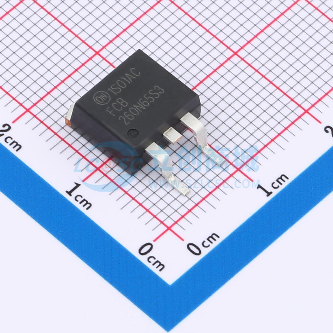 点击查看大图 FCB260N65S3实物图