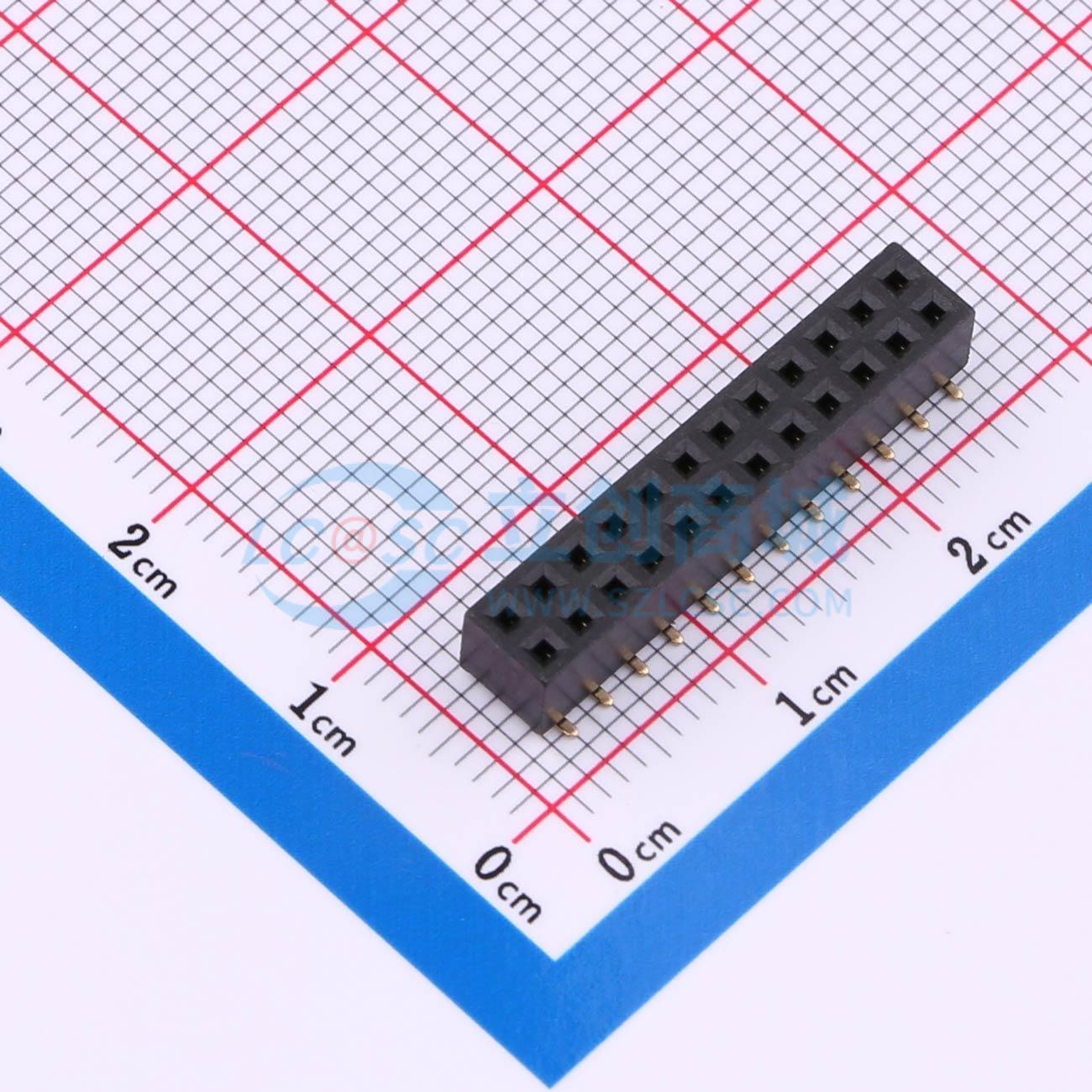 点击查看大图 KH-2FH-2X12P-H4.3-SMT实物图