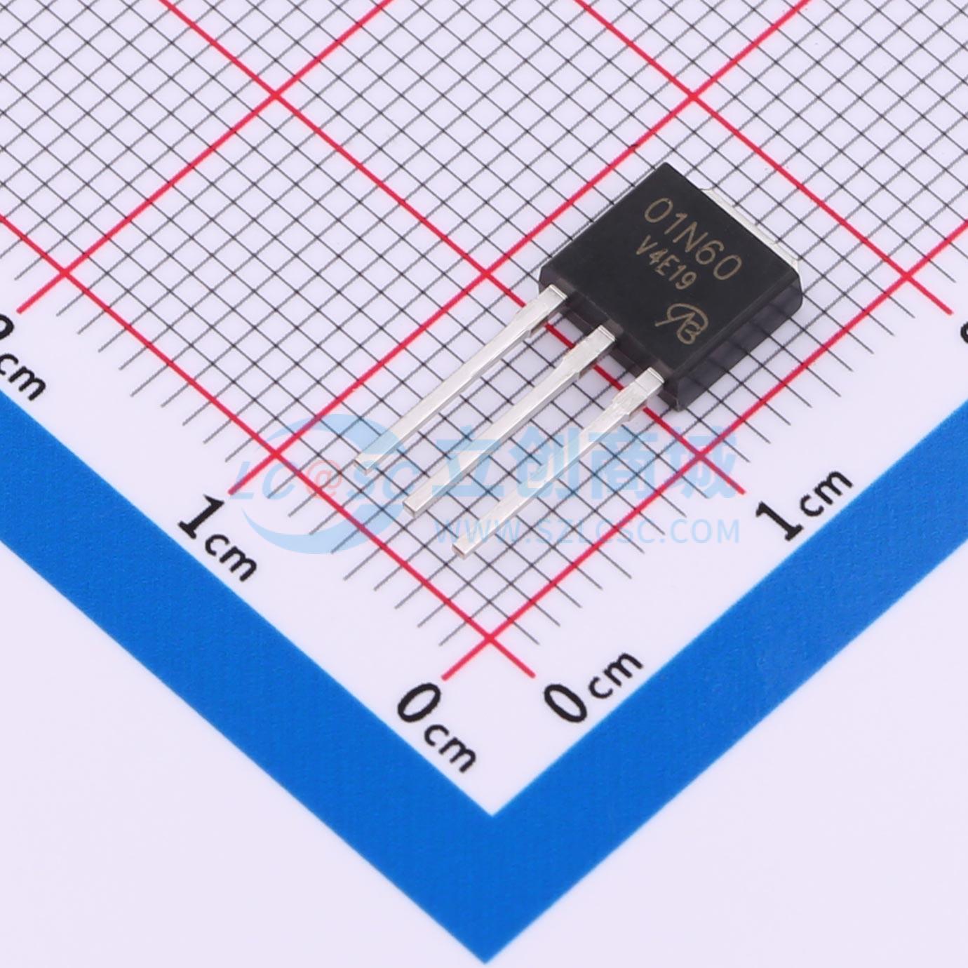 点击查看大图 ITU01N60A-VB实物图