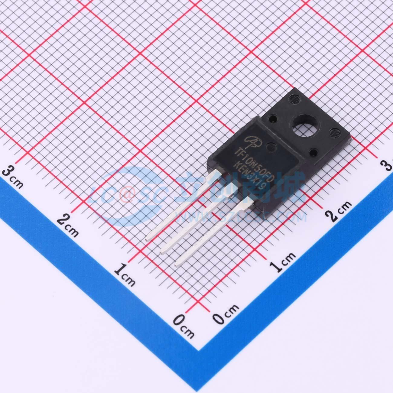 点击查看大图 AOTF10N50FD实物图