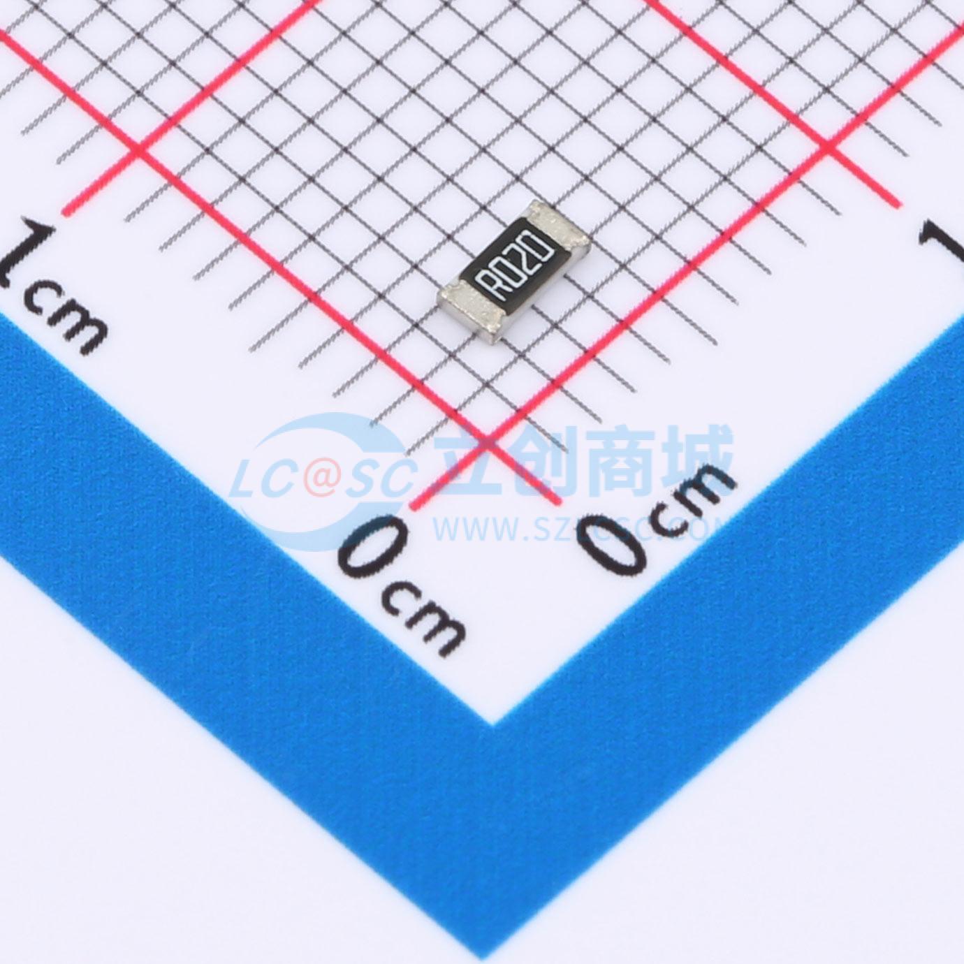 点击查看大图 CSR1206FK20L0实物图