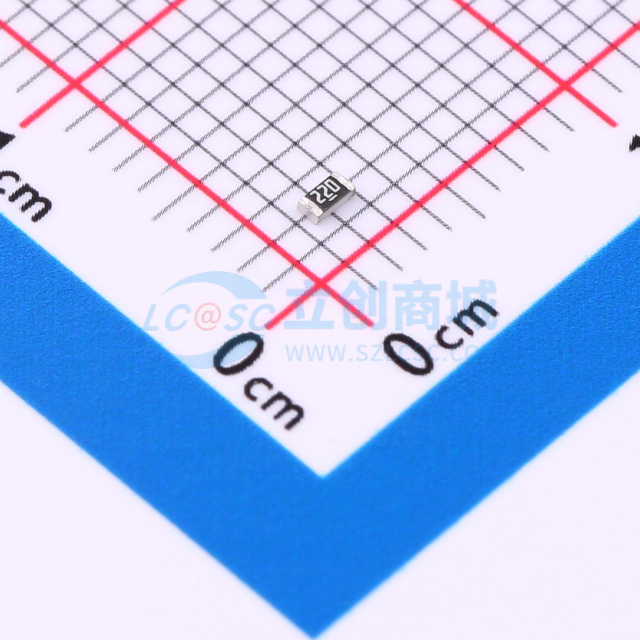 点击查看大图 AF0603FR-0722RL实物图