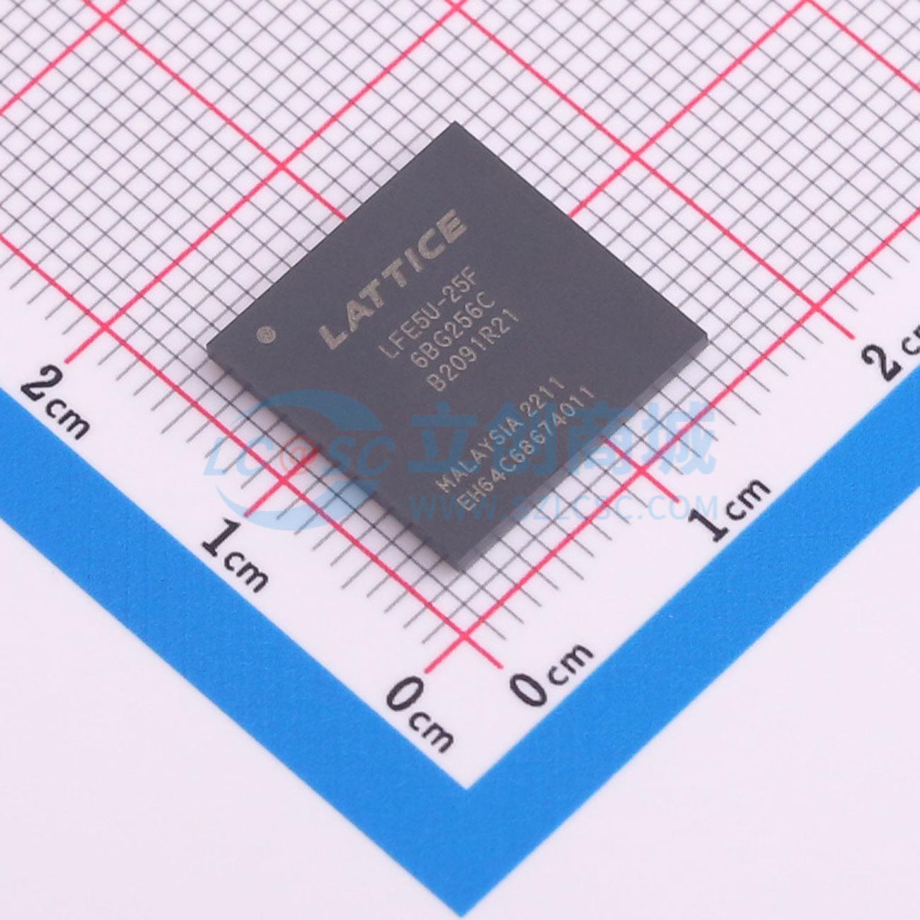 点击查看大图 LFE5U-25F-6BG256C实物图