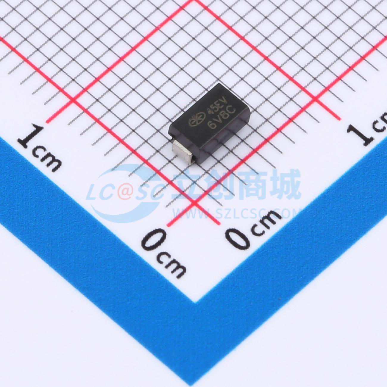 点击查看大图 SMAJ6V8CA实物图