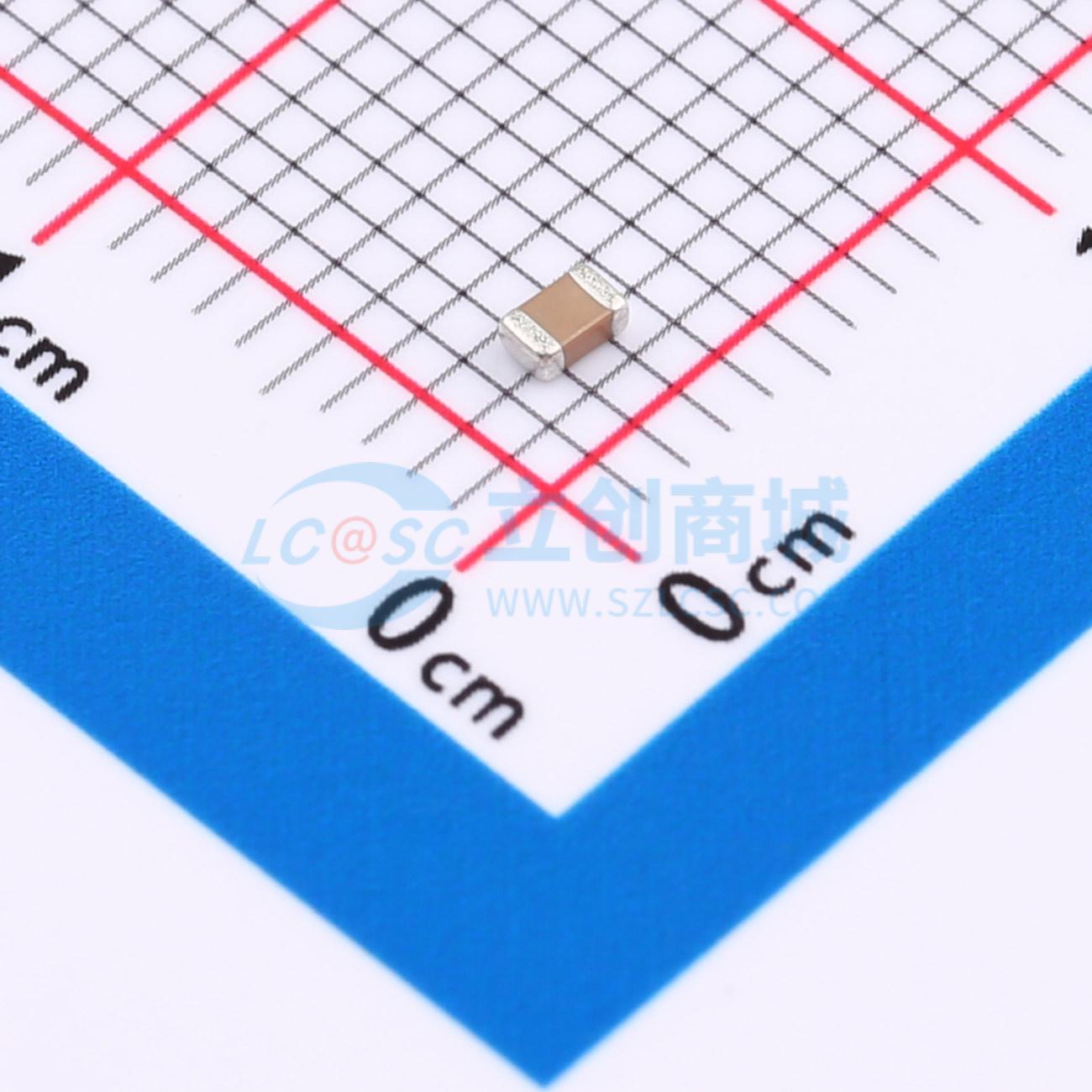 点击查看大图 CGA0805X7R681K500KT实物图