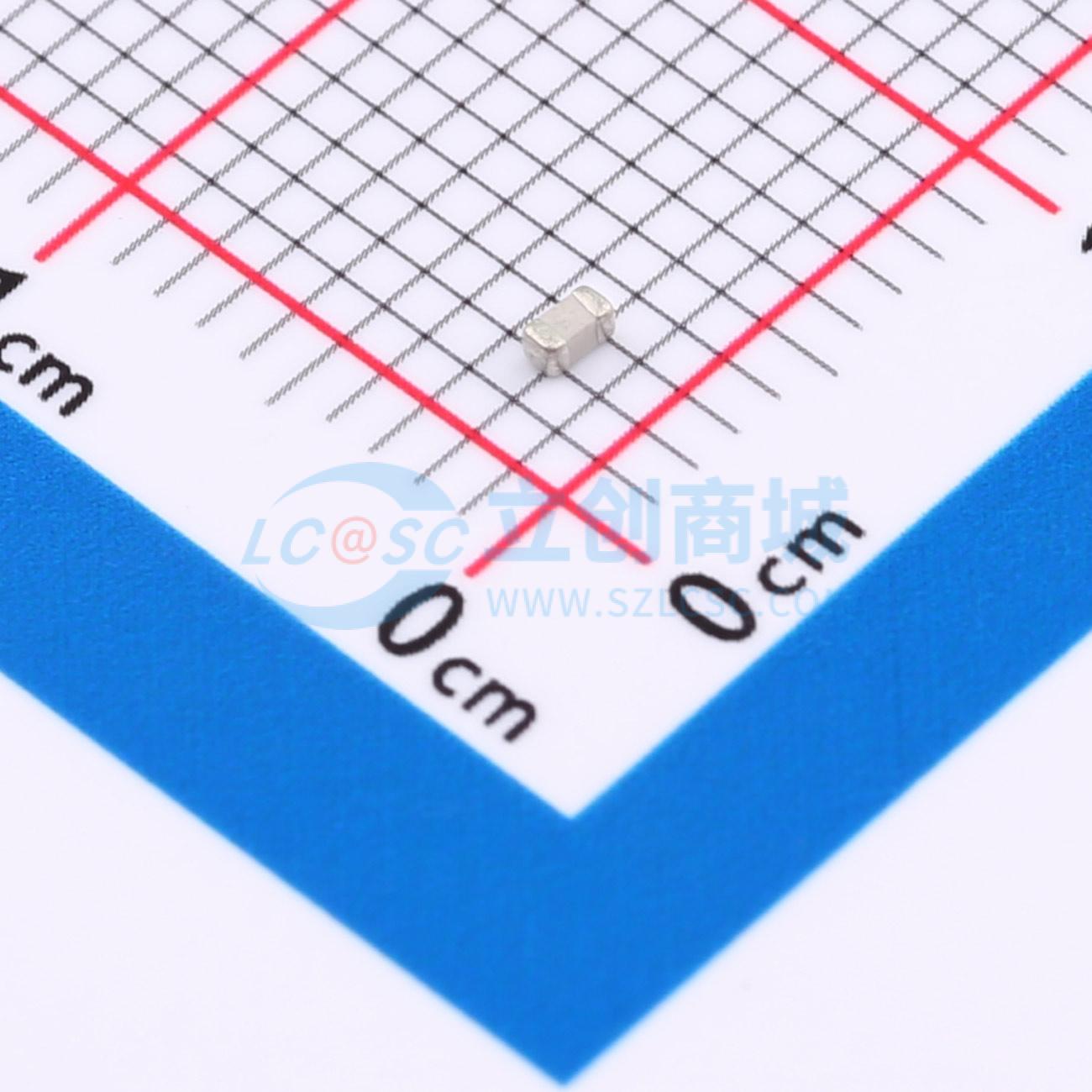 点击查看大图 CGA0603C0G151J500JT实物图