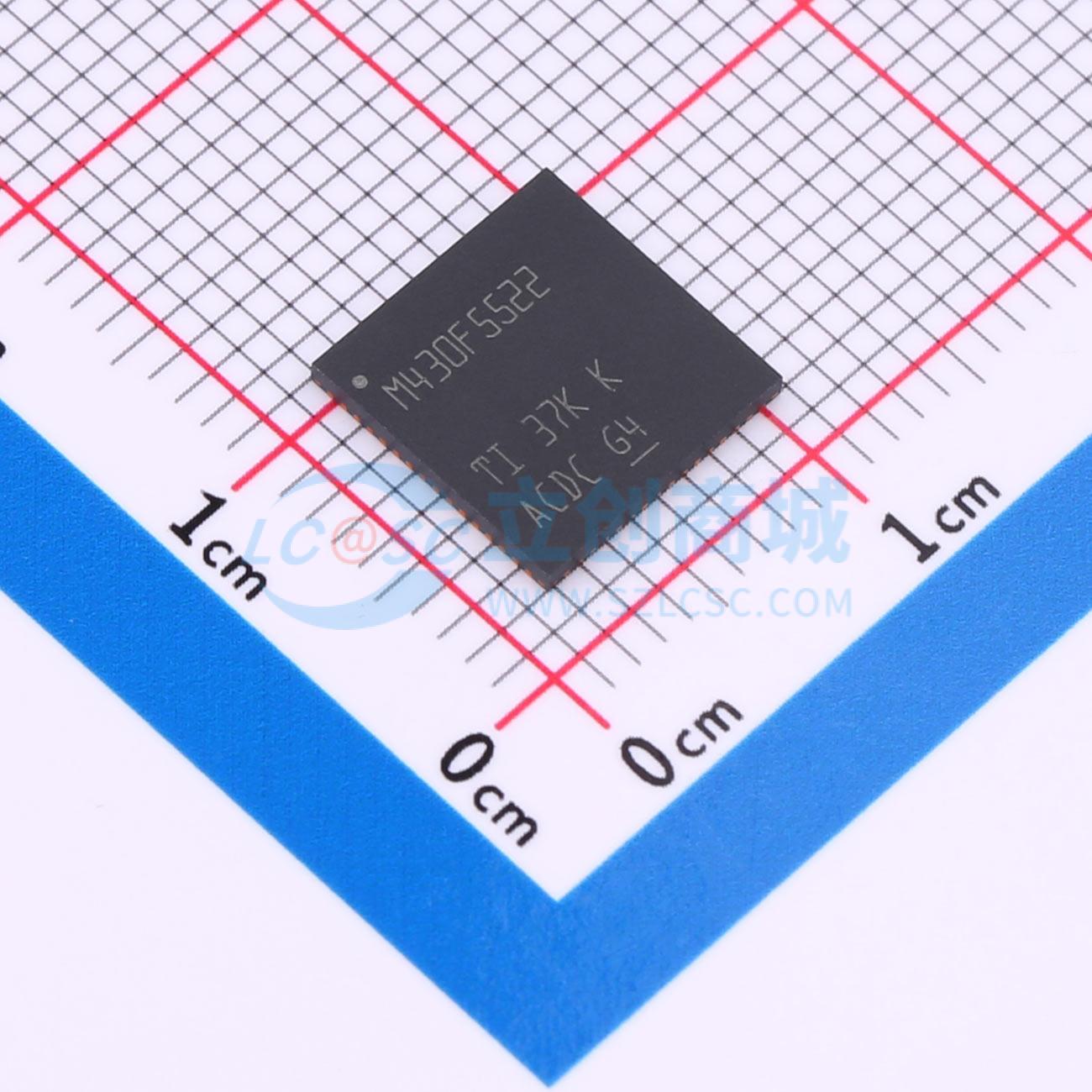 点击查看大图 MSP430F5522IRGCR实物图