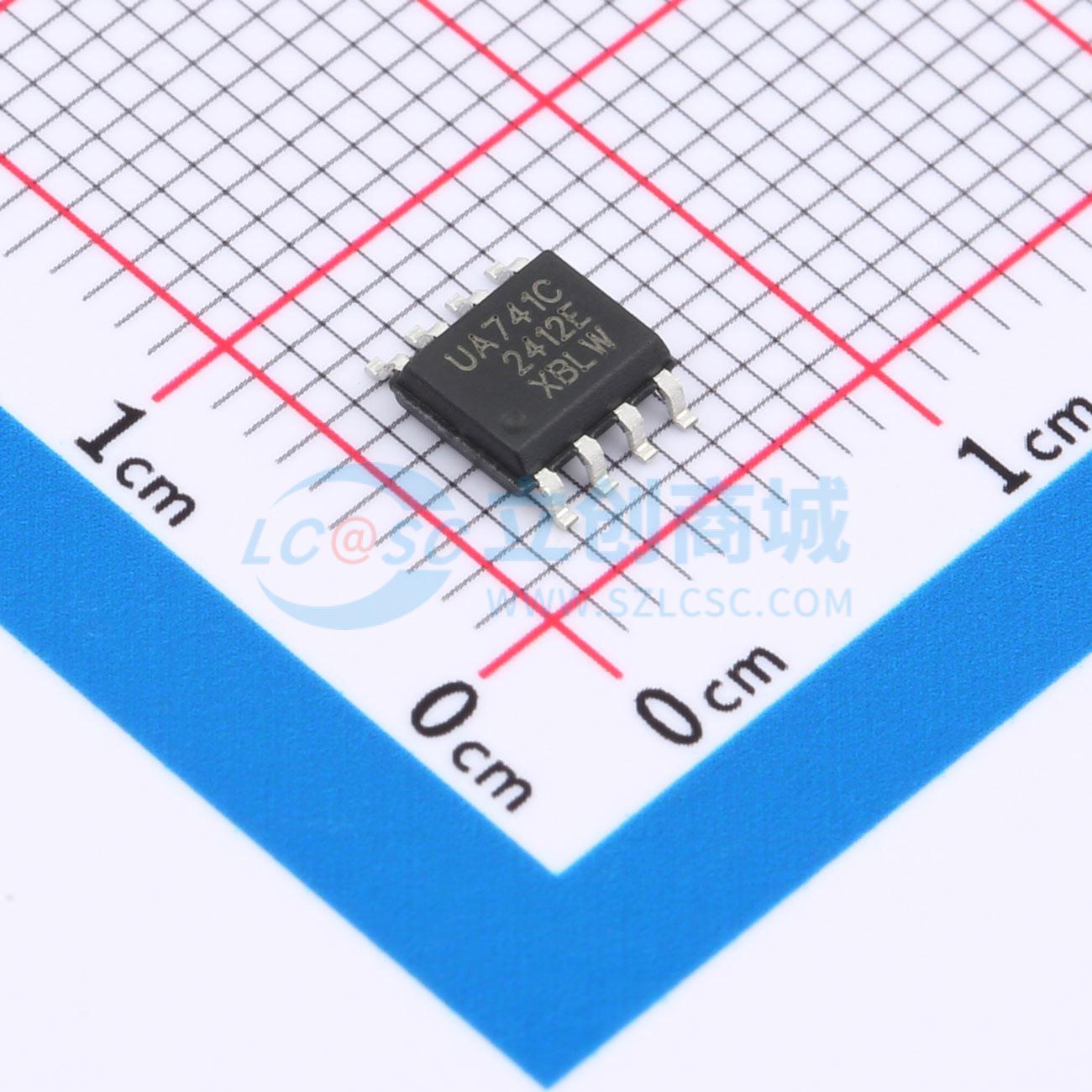 UA741CDTR(XBLW)实物图