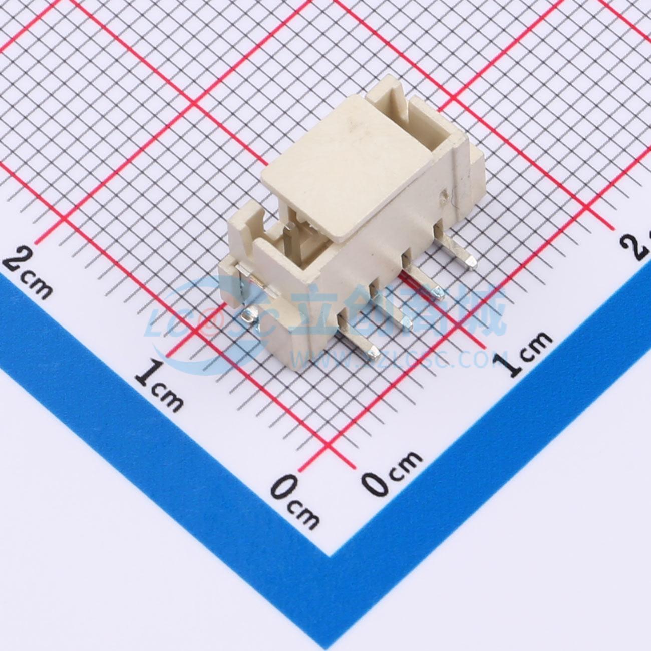 WAFER-XH2.54-4PLT-W1-P实物图