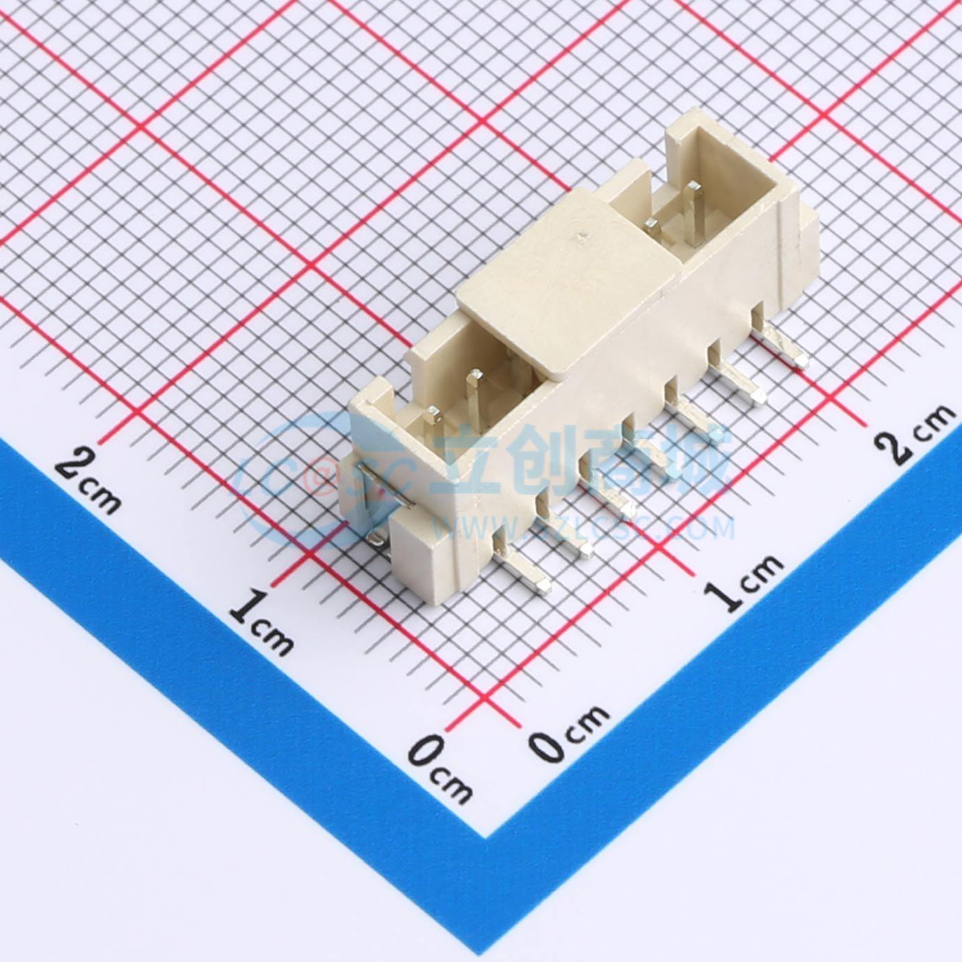 WAFER-XHB2.54-7PLT-W1-P实物图