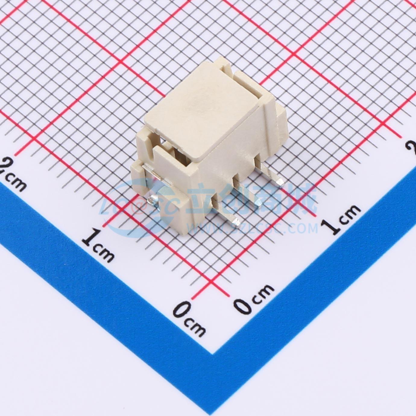 WAFER-XH2.54-3PLT-W1-P实物图