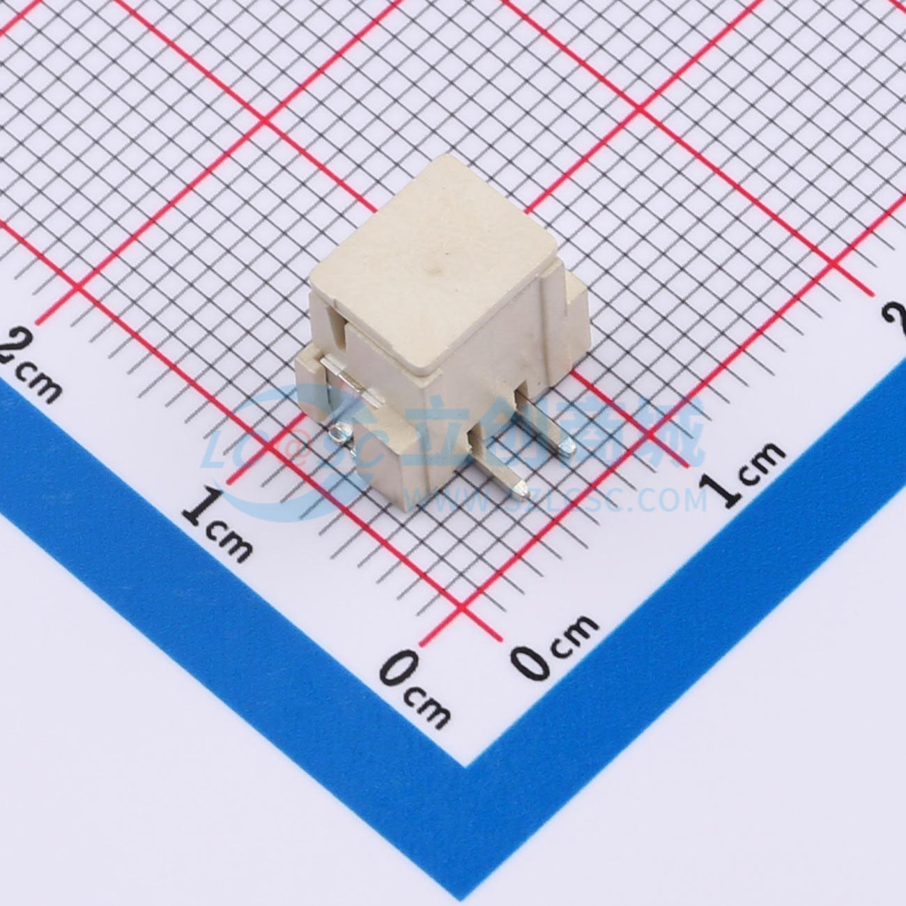 WAFER-XH2.54-2PLT-W1-P实物图