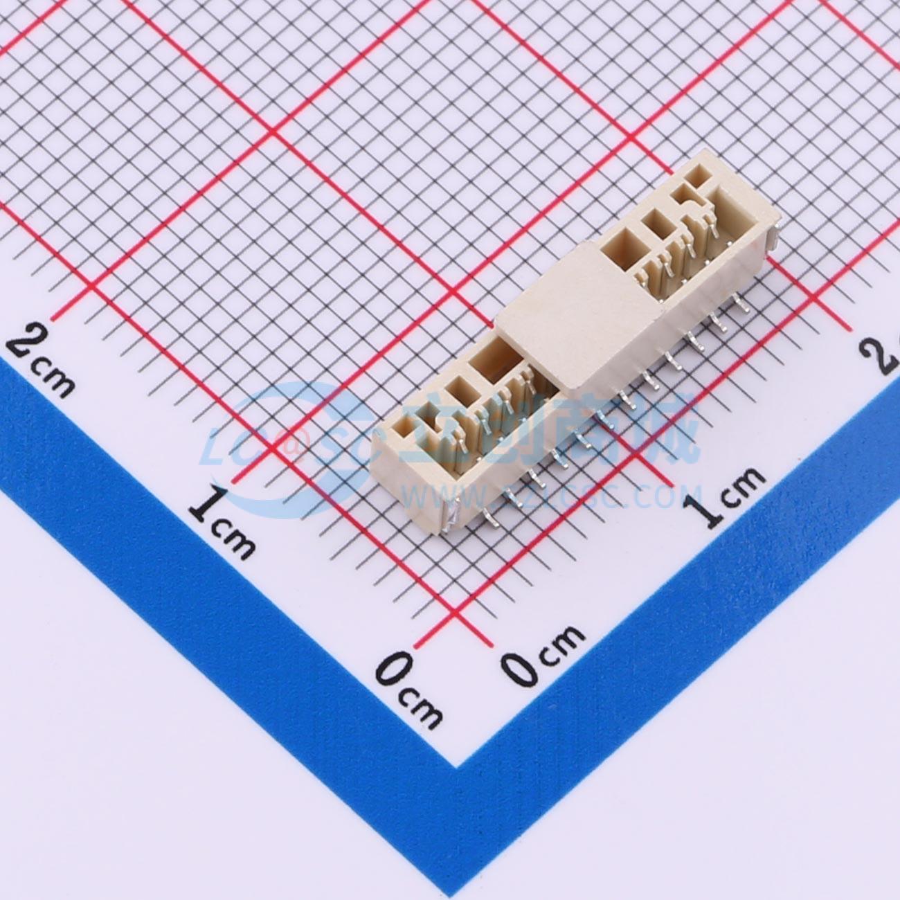 WAFER-GH1.25-12PLT-W1-P实物图