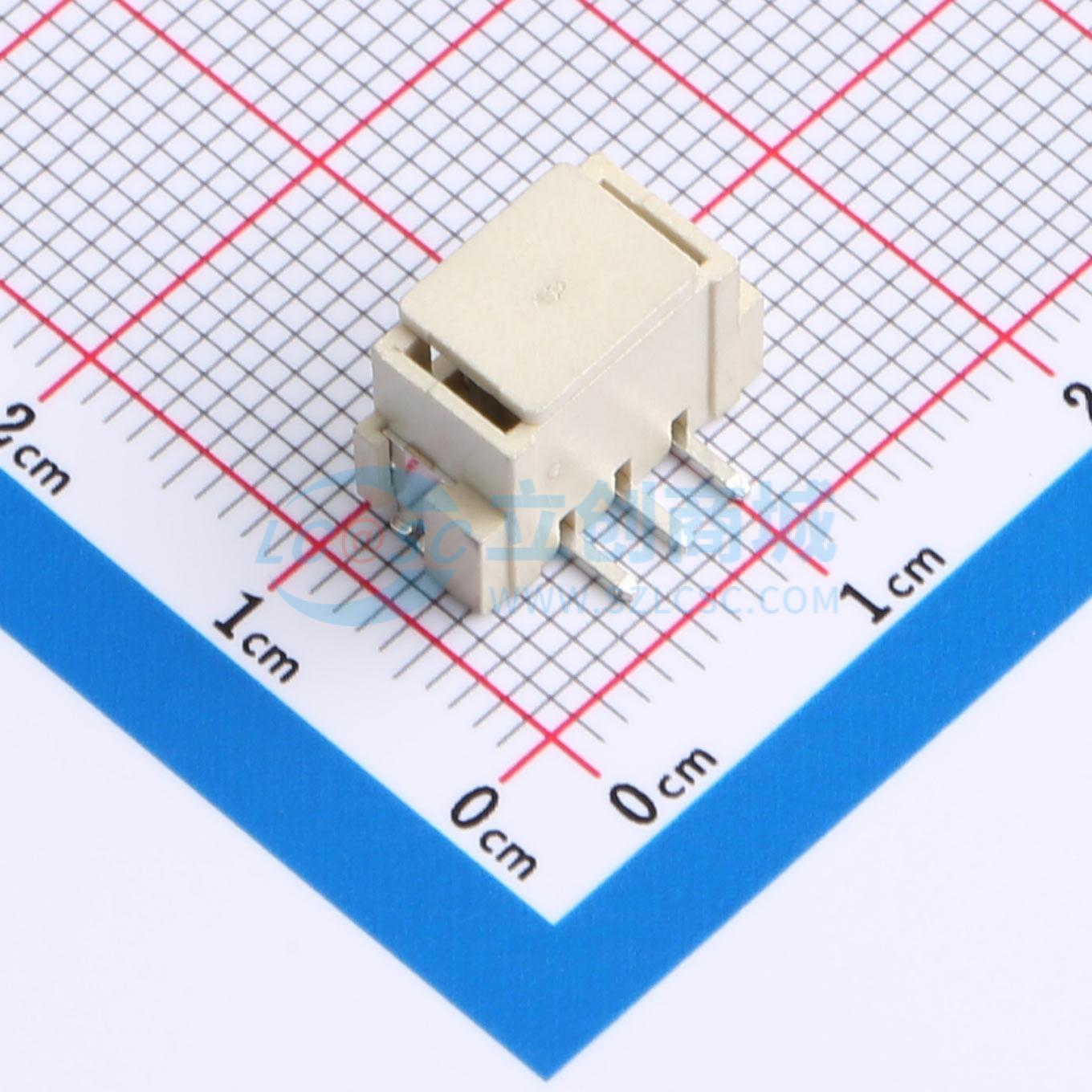 WAFER-XHB2.54-3PLT-W1-P实物图