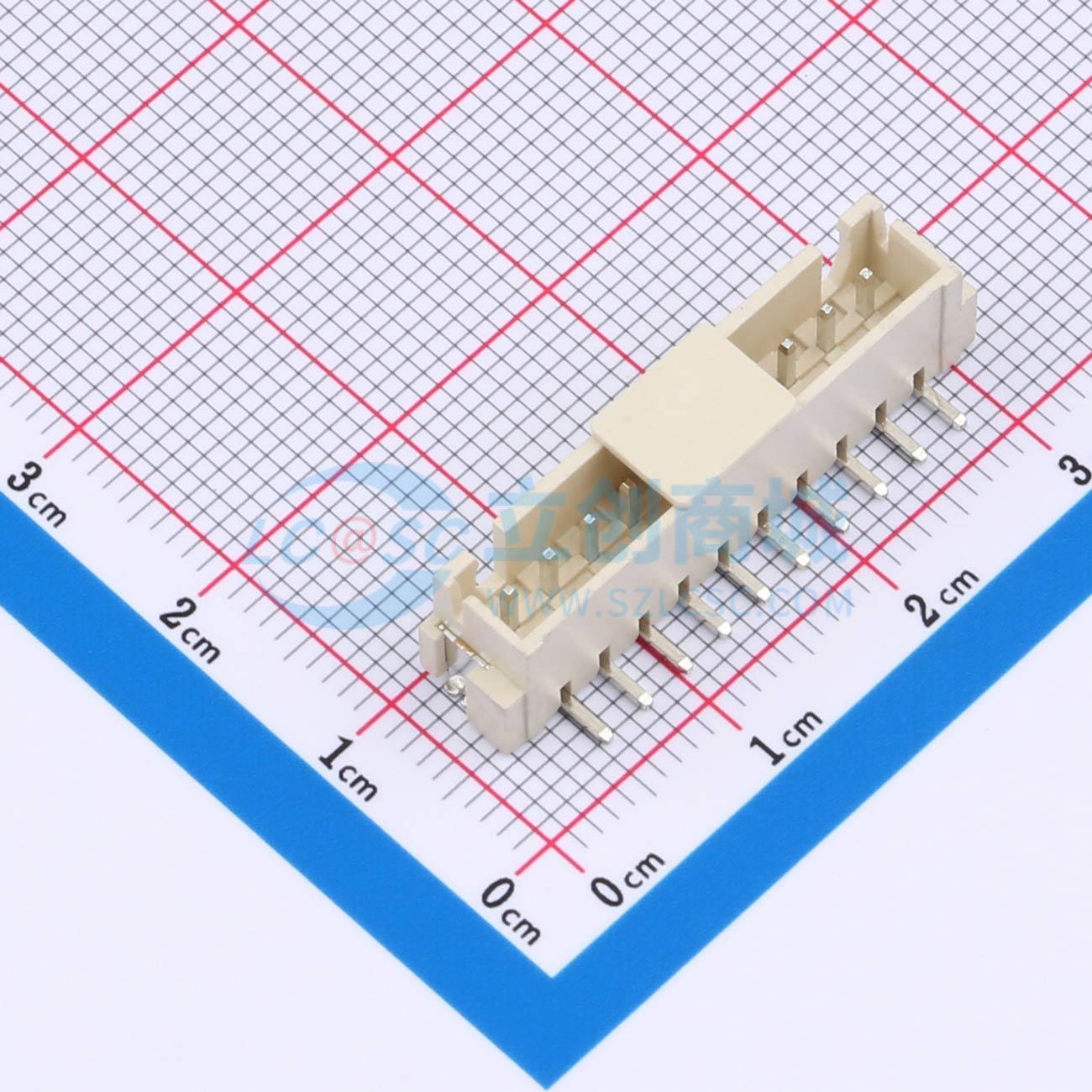 点击查看大图 WAFER-XH2.54-10PLT-W1-P实物图