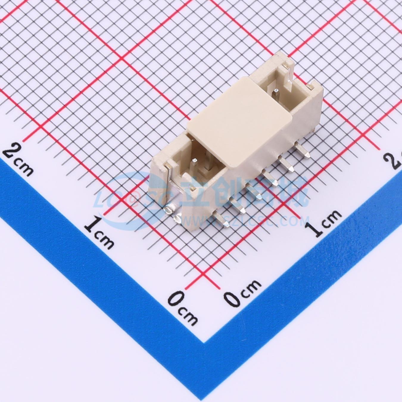 WAFER-PH2.0-6PLT-W1-P实物图